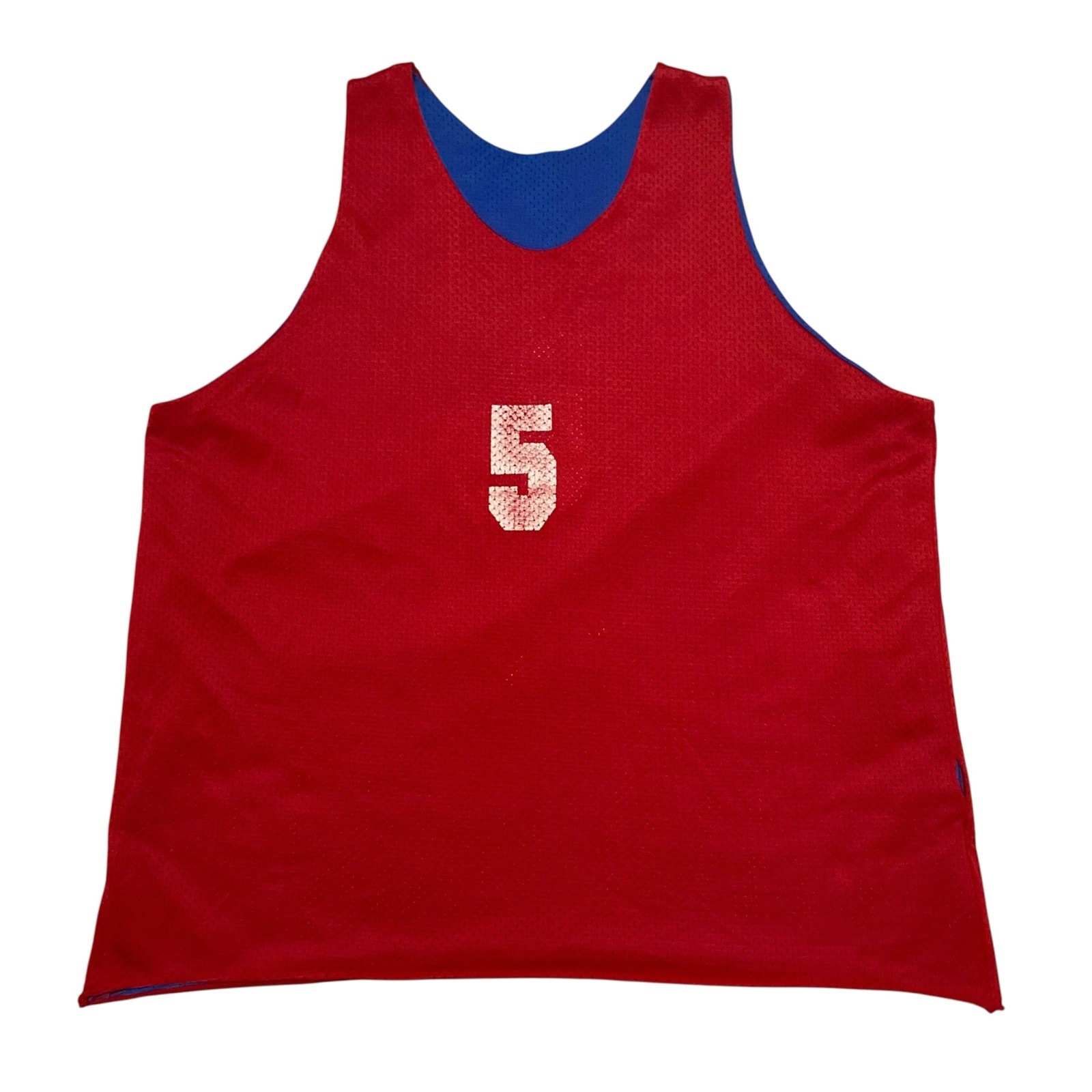 VTG Jim Bridges Sporting Goods Rawlings Reversible Mesh Basketball Jersey Large