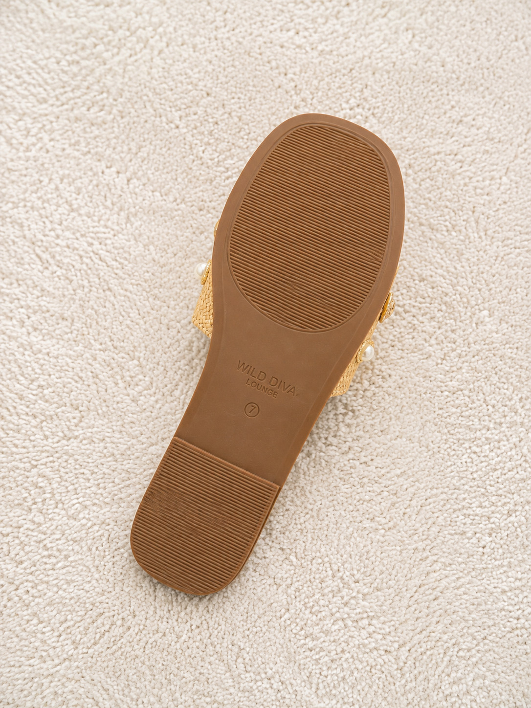 Women’s Beach Slide Pearl Shell Starfish Woven Summer Flat Slip On Shoes.