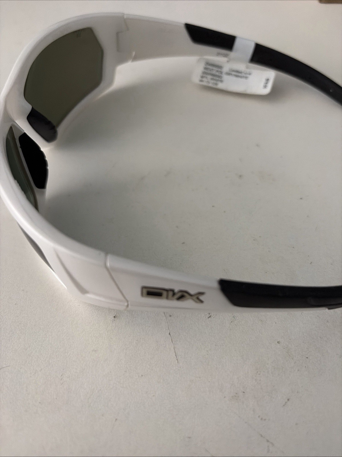 NWT DVX Next Wiley X Wrap white & black Polarized sunglasses MSRP $76