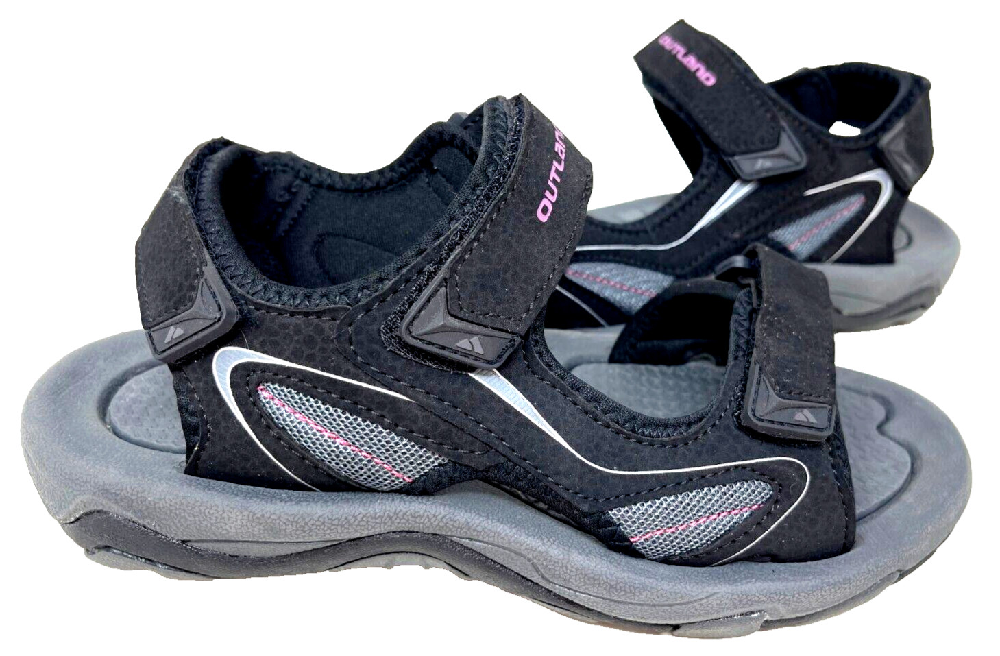 Outland Women’s Tracker ll Outdoor Fisherman Sandals Black/Gray Size:8 192N