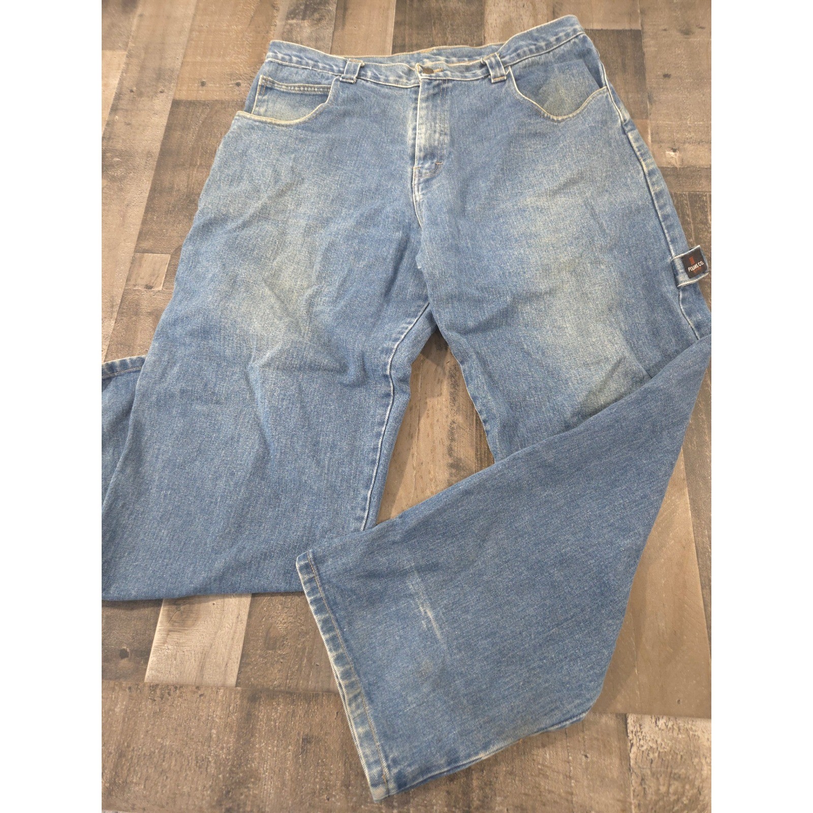 VTG Polo Jeans Co Ralph Lauren Carpenter Jeans Blue Denim Men’s 38 Y2K Baggy