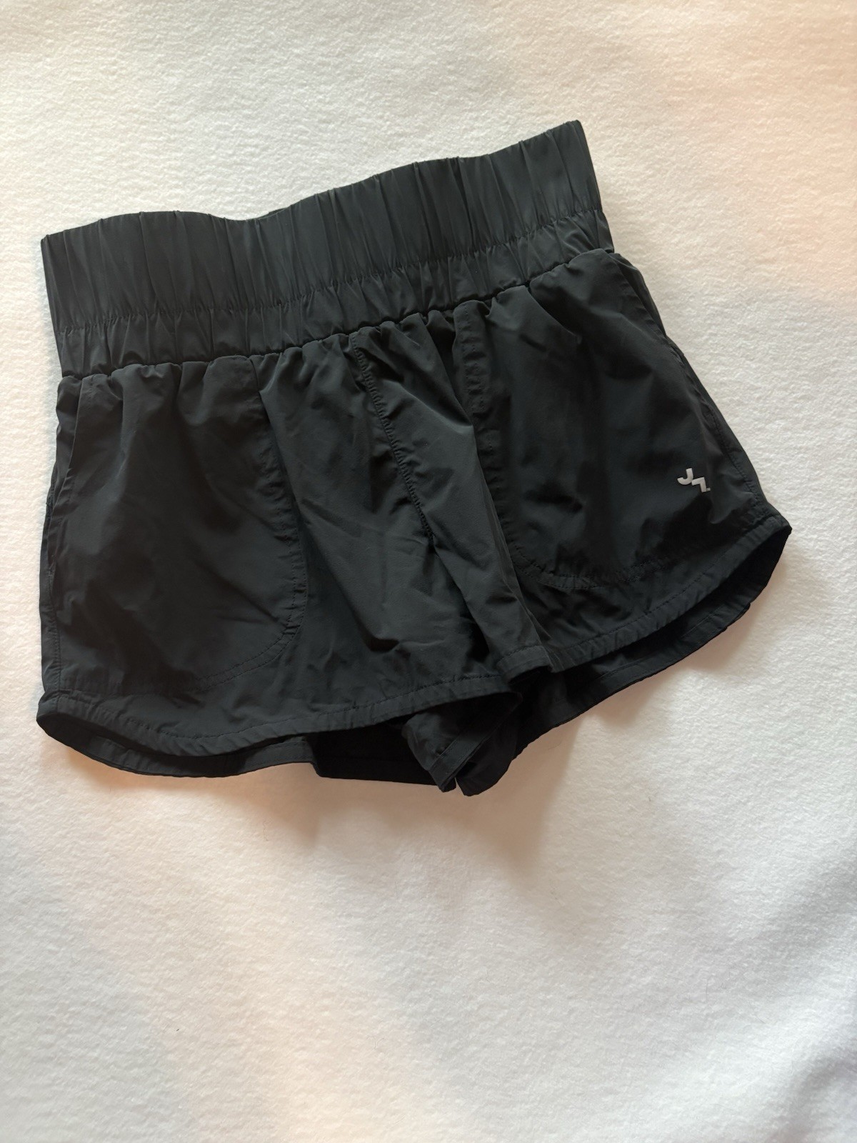JOYLAB Women’s Black Athletic Running Shorts Lined Pull-On Solid Size S