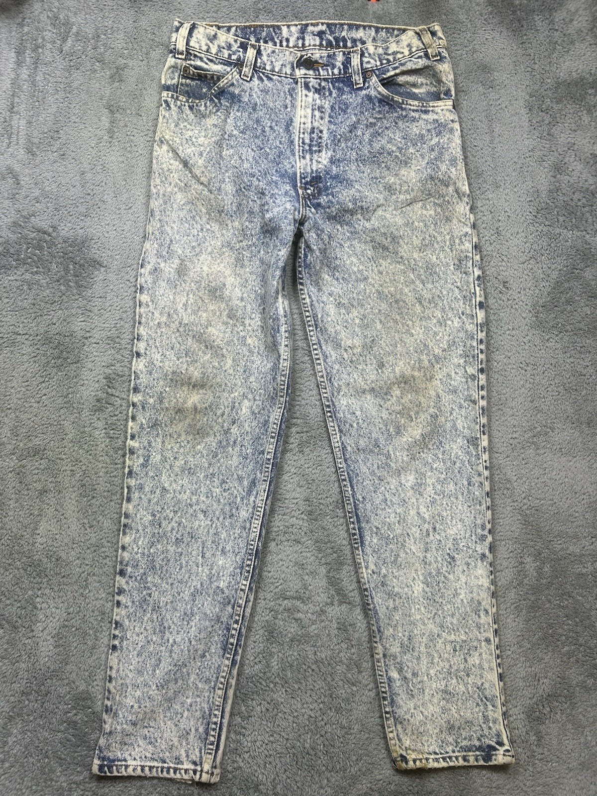 Vintage Levis 550 Orange Tab Jeans Mens 32×32 Acid Wash 90s Made In USA Distress