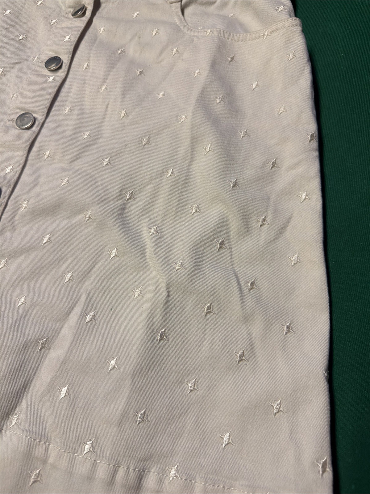 Stella McCartney White Embroidered Star Skirt Italy Women’s Italy 46 A02