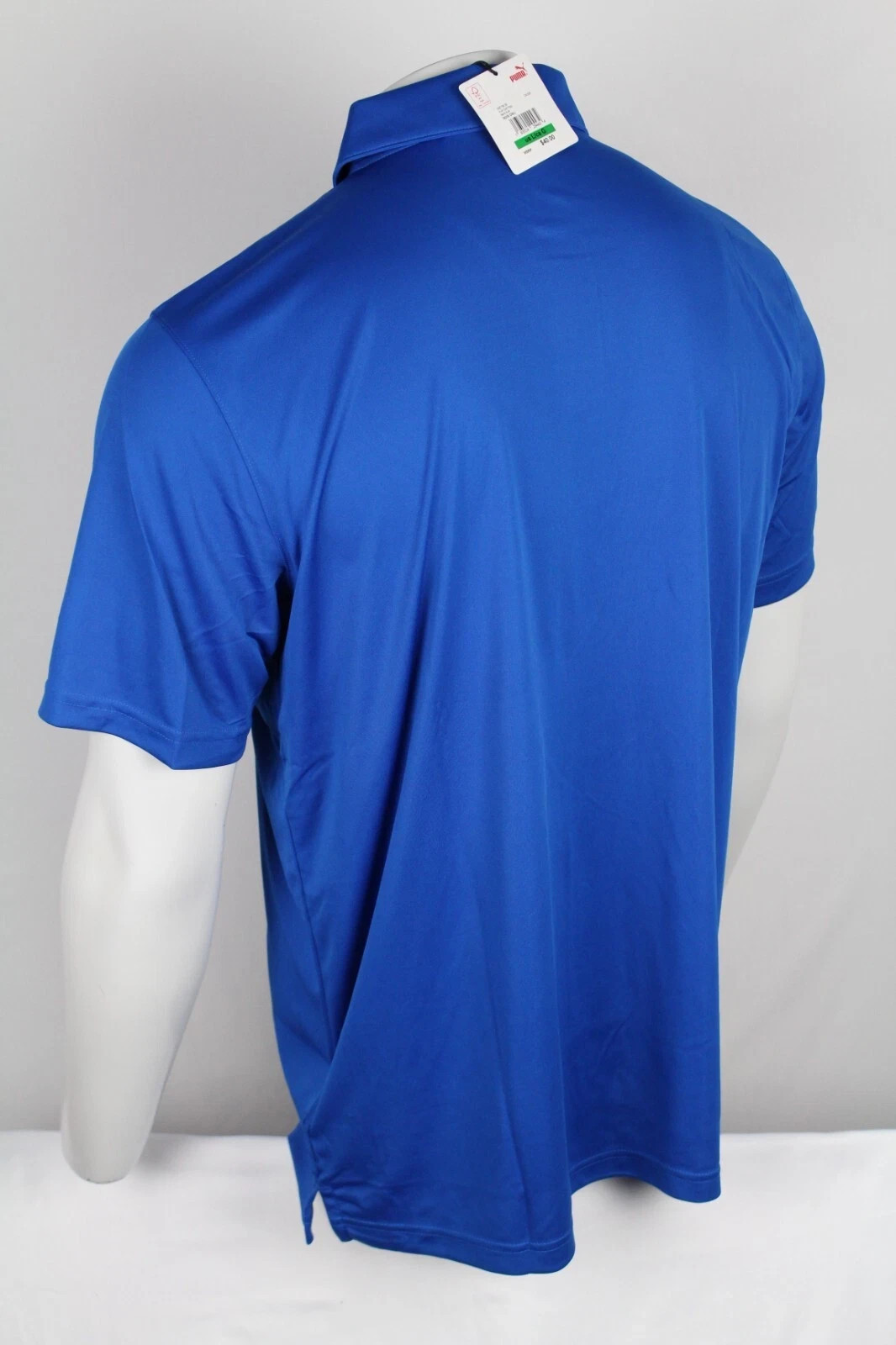 Puma Golf Polo Men’s Icon Polo Short Sleeve Shirt L Large Lapis Blue