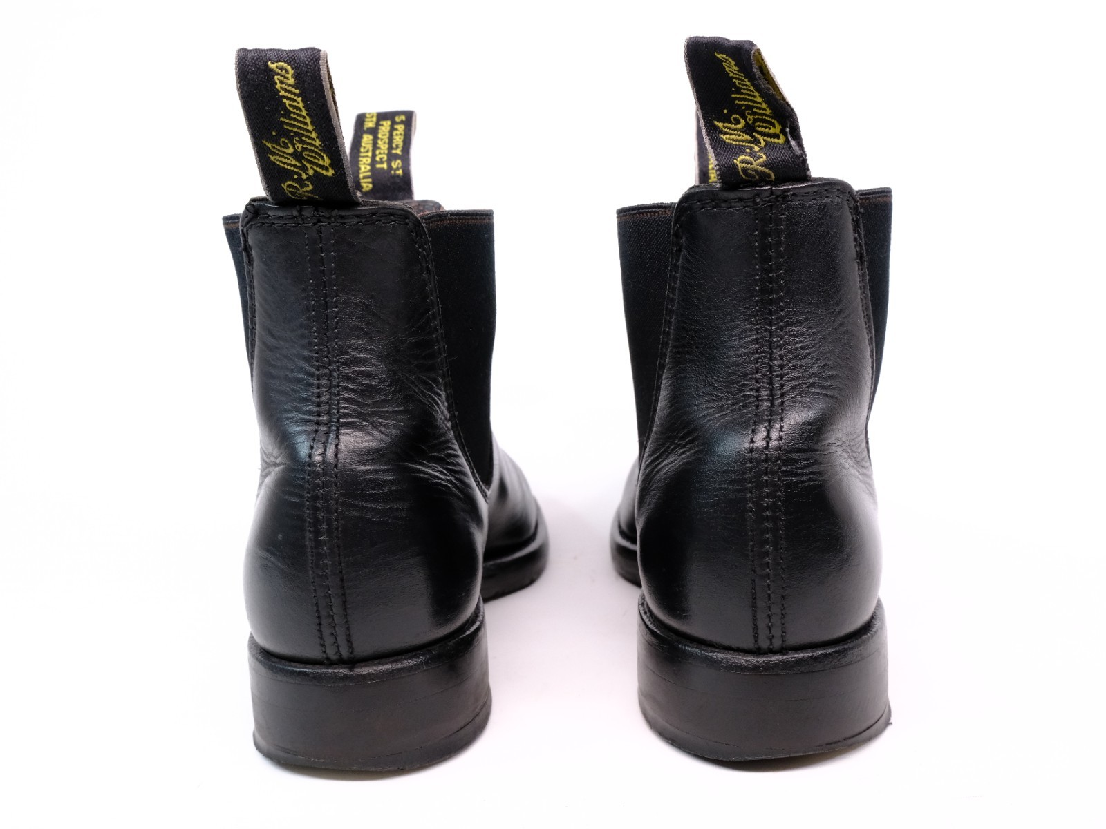 RM Williams Comfort Craftsman Black Leather Chelsea Boots EU 36 / UK 3.5 / US 6