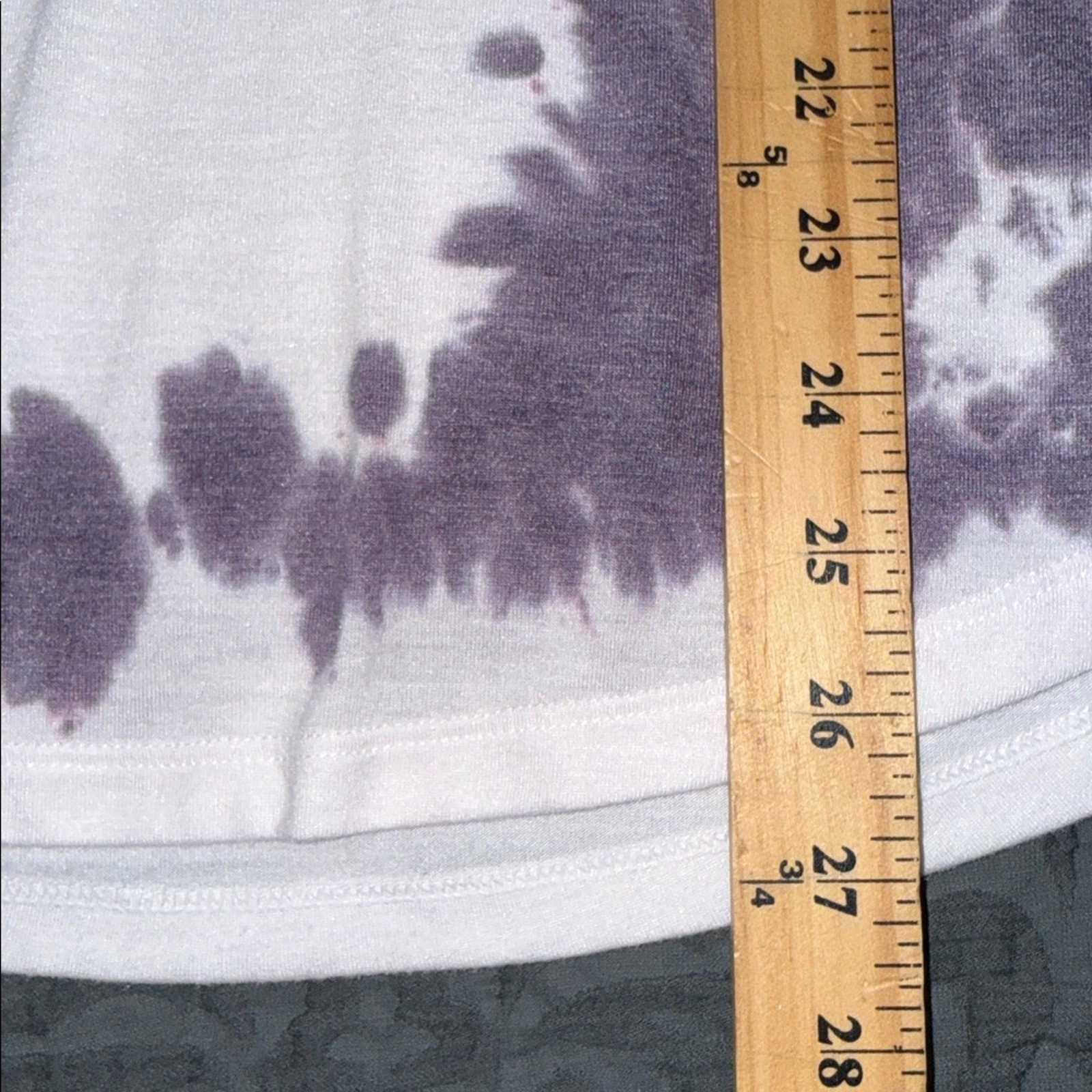 ZELOS size XL tie-dye slim long set-in sleeve shirt activewear casual new