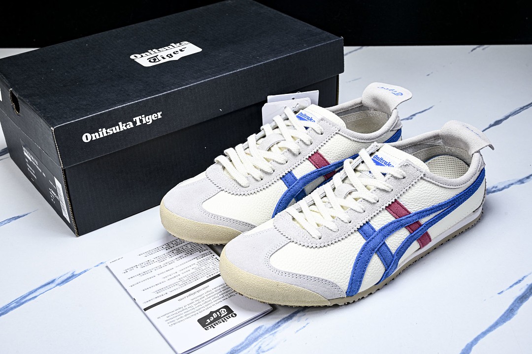 Onits*ka Tiger Mexico 66 Vintage White Directoire 1183B391-100 Unisex Size 4-11
