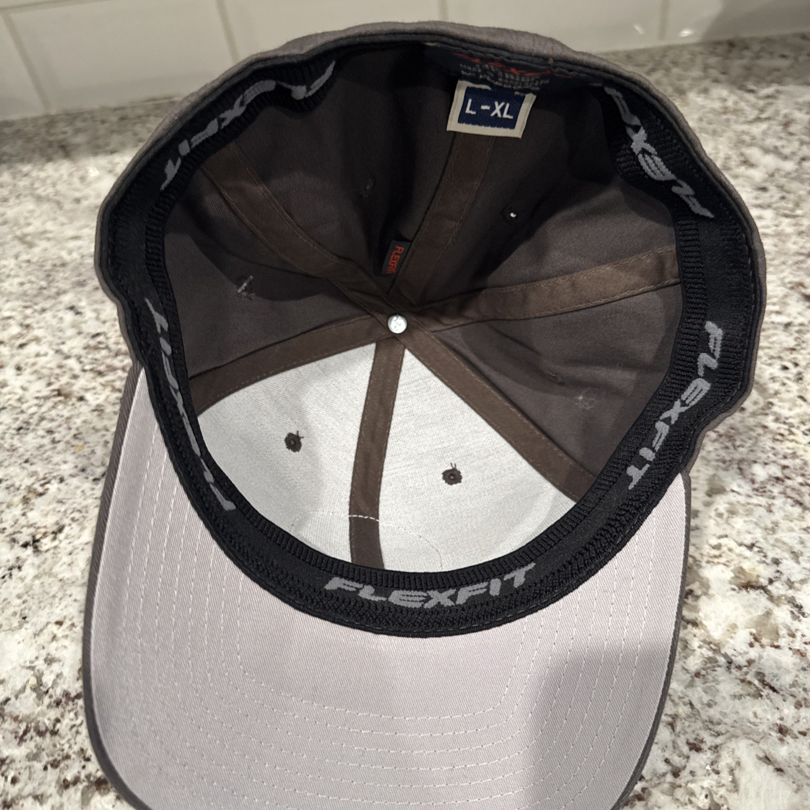 Dirty Hands Clean Money Flex Fit Fitted Hat Cap Gray Troll Co L/XL