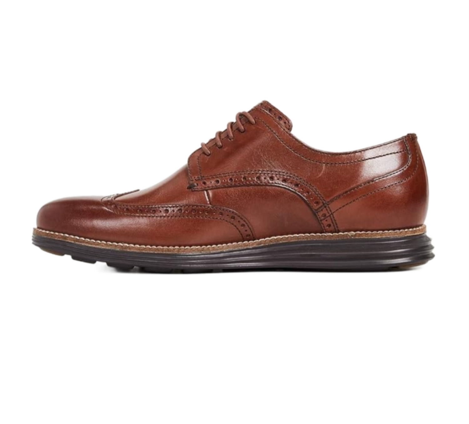 Cole Haan Men’s Original Grand Shortwing Oxford woodbury/java 9 Medium US