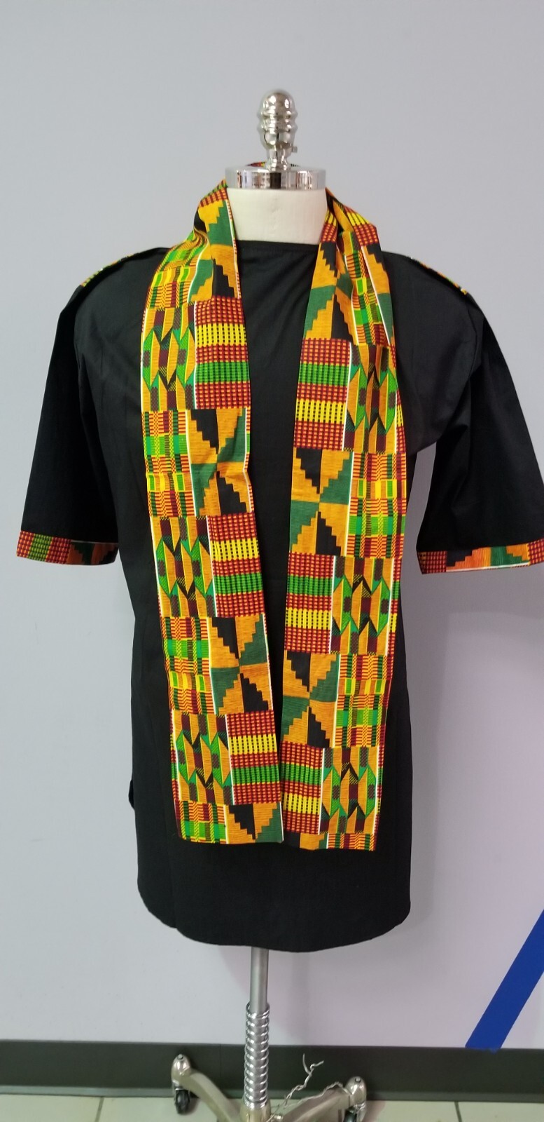 African neck scarf/stole for men/women 4.5 inched x 70 inches