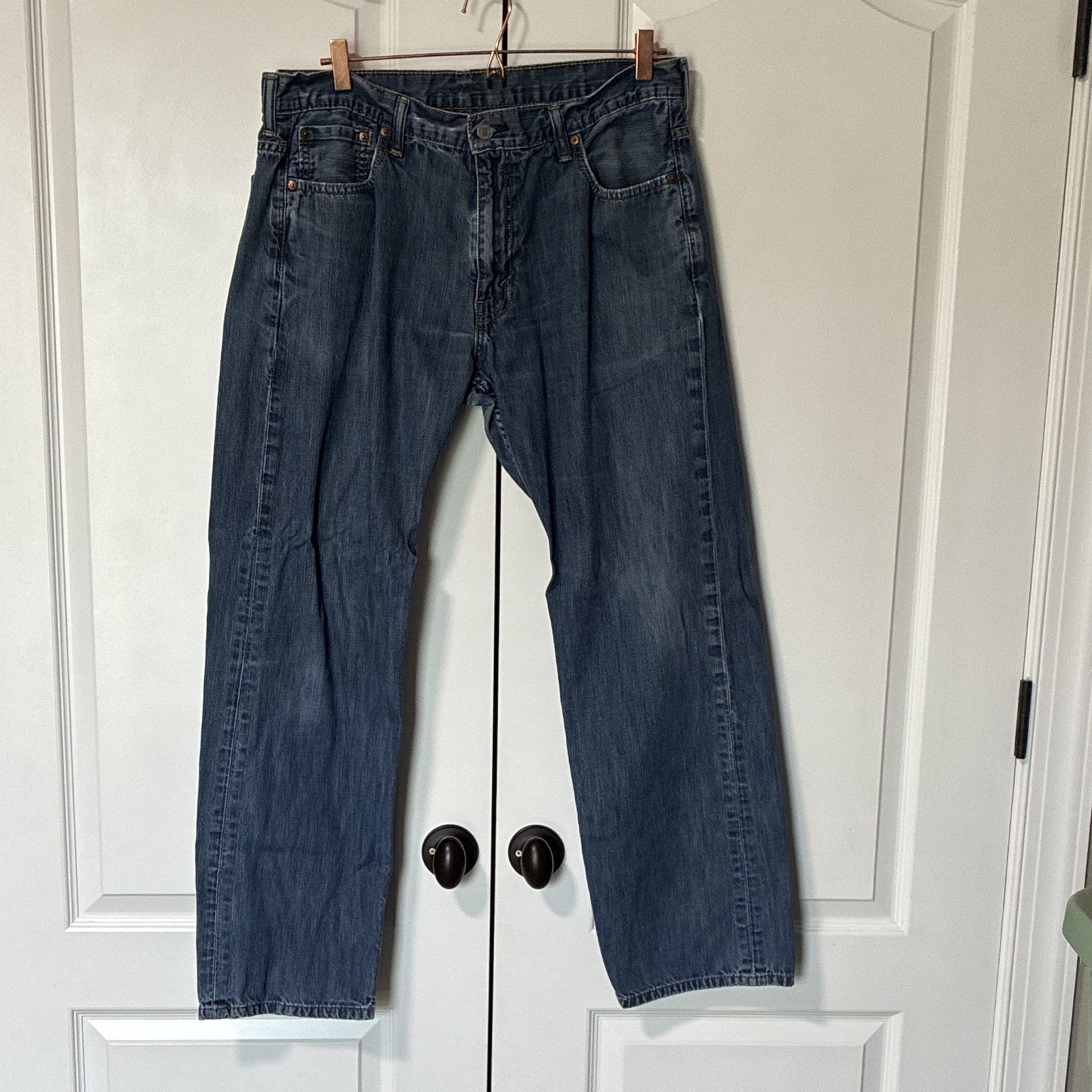 Levi’s 569 Men’s Loose Straight Fit Jeans, Size 36×34, Made in USA