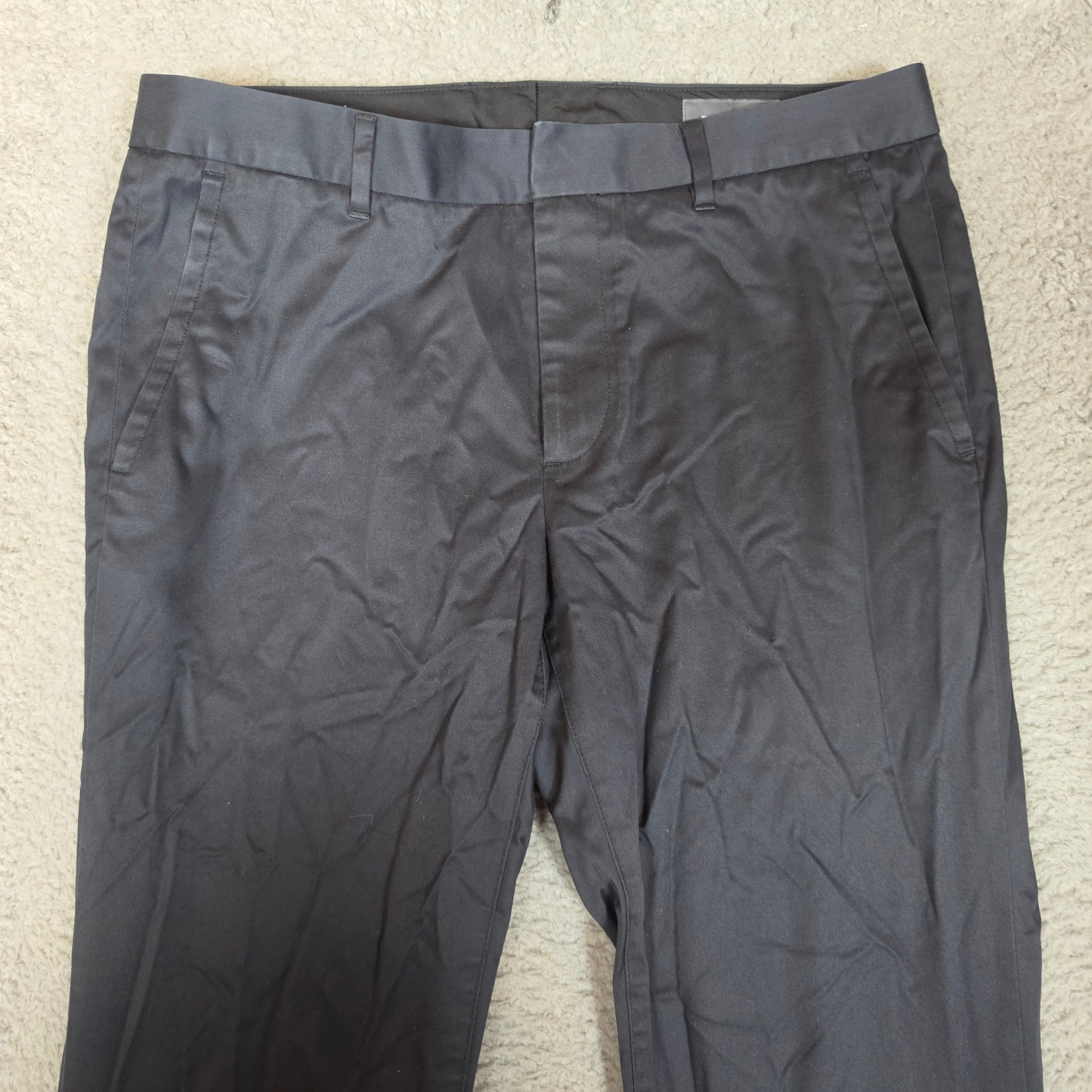 Bonobos Chino Pants Mens 33×32 Black Excellent Slim Fit Tuesday Stretch Trousers