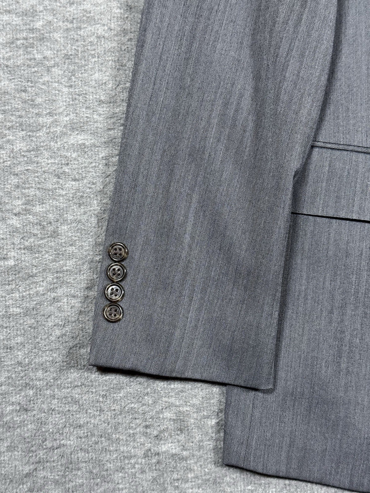 Todd Snyder Mayfair Fit Men 38R Wool Blazer Charcoal Gray Two Button Made in USA