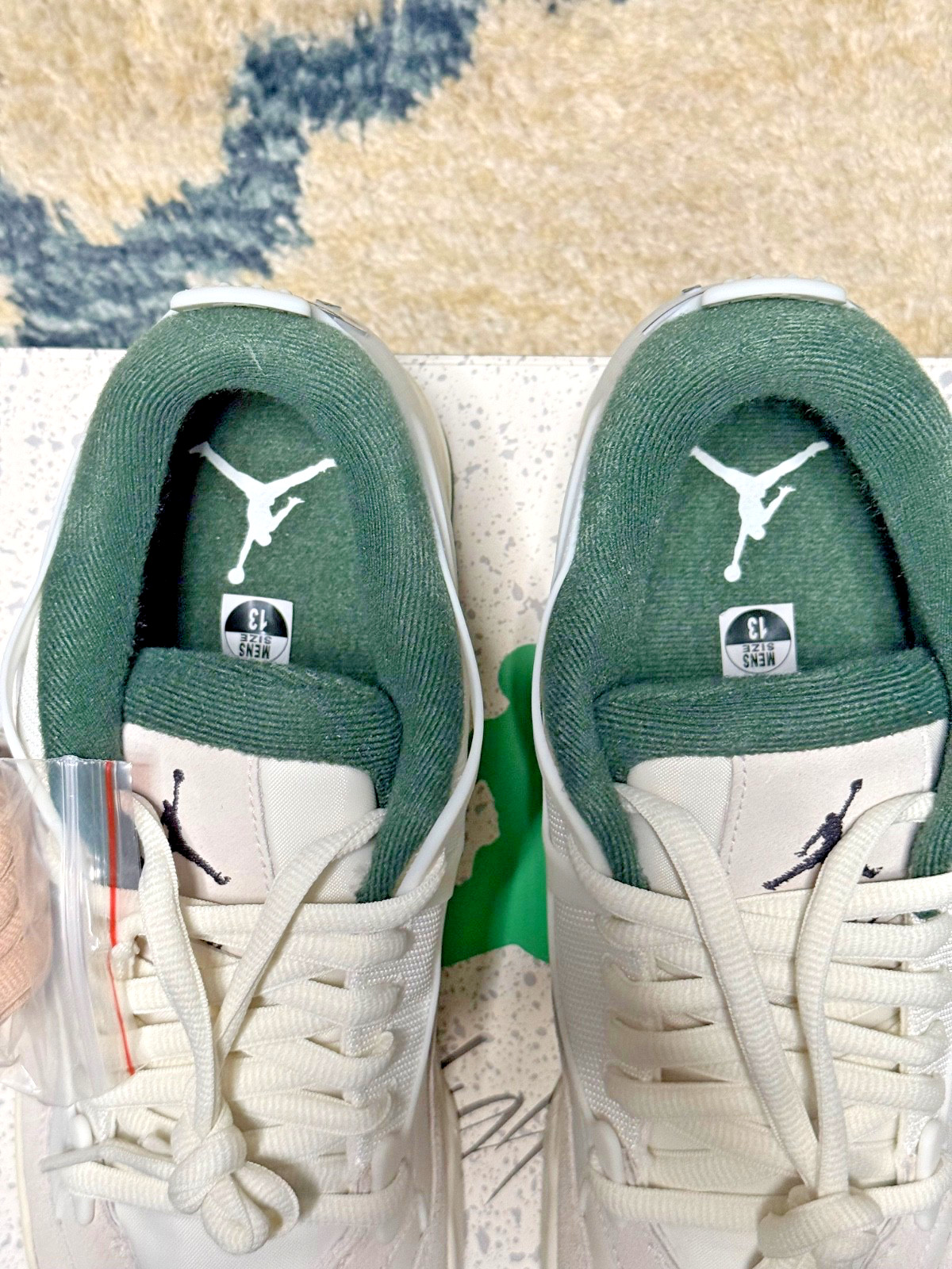Size 13 – Air Jordan 4 RM Sail/Light Cream/Midnight Green/Dark Raisin FQ7939-105
