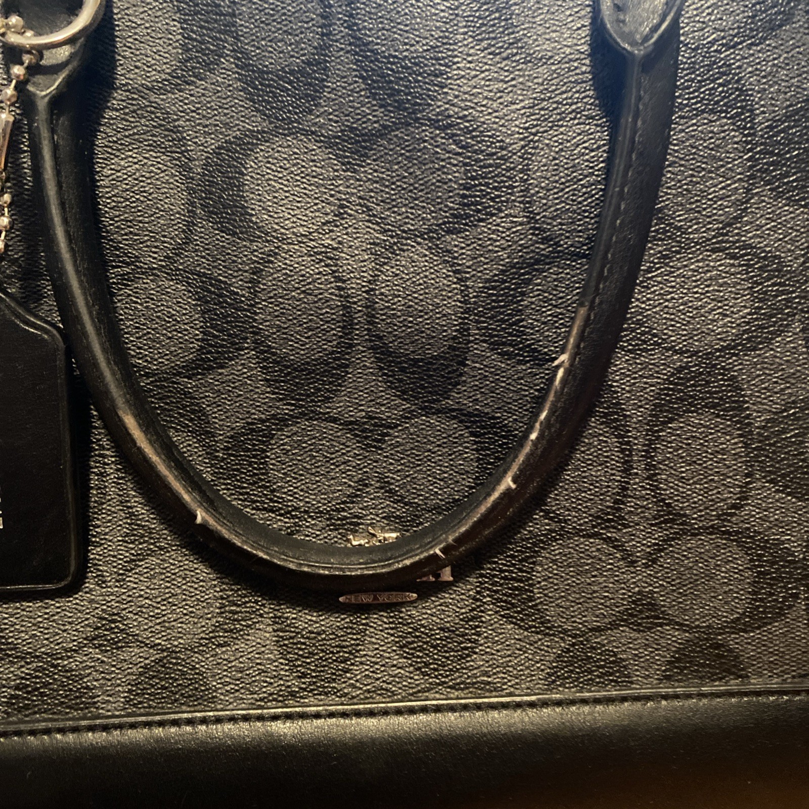 GENUINE COACH FACTORY OUTLET BLACK LEATHER HANDBAG SIERRA SATCHEL # G1777-F58287