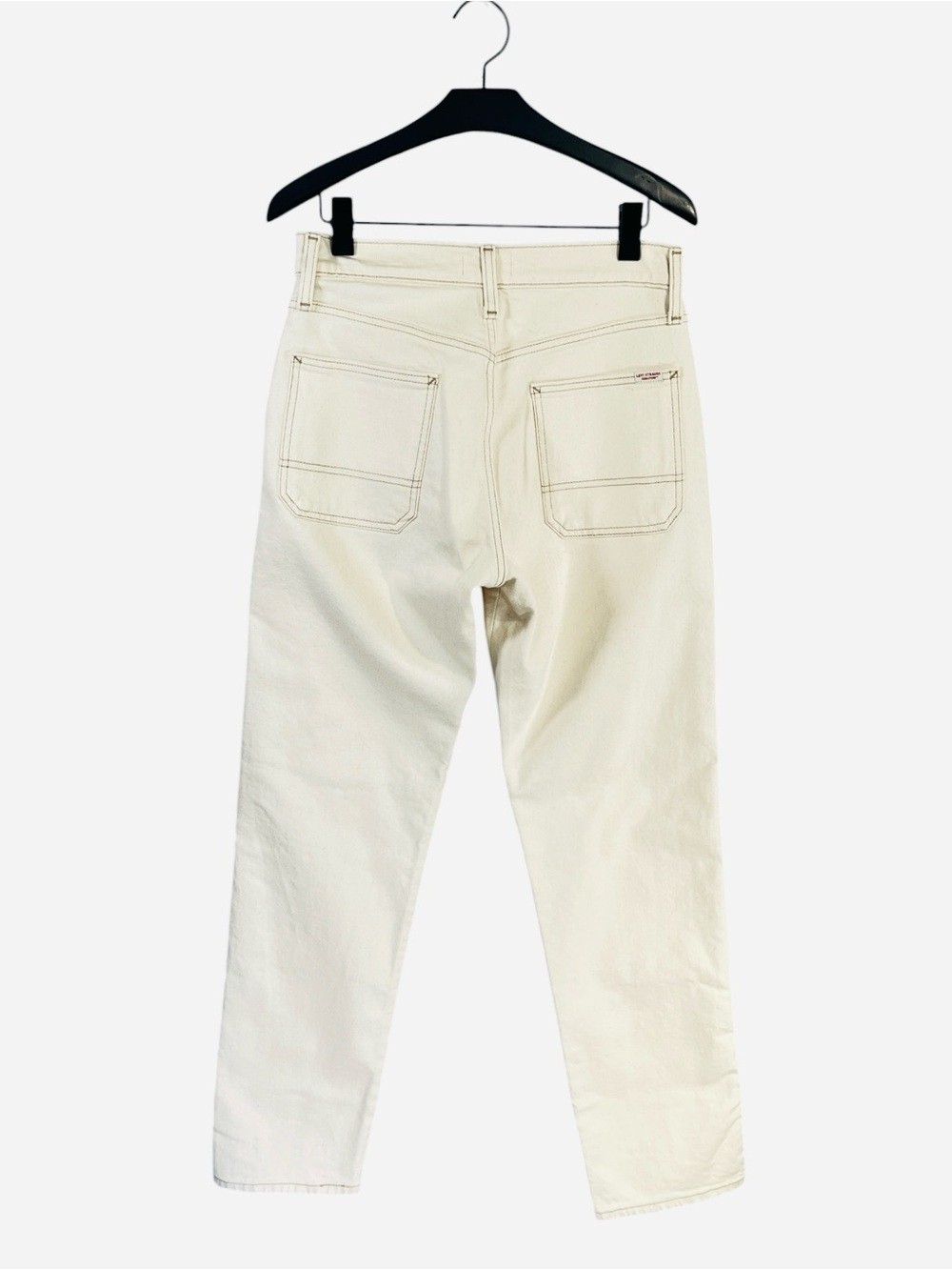 Levi Strauss Signature Off White/Cream Double Knee Straight Leg Jeans W29 X L32