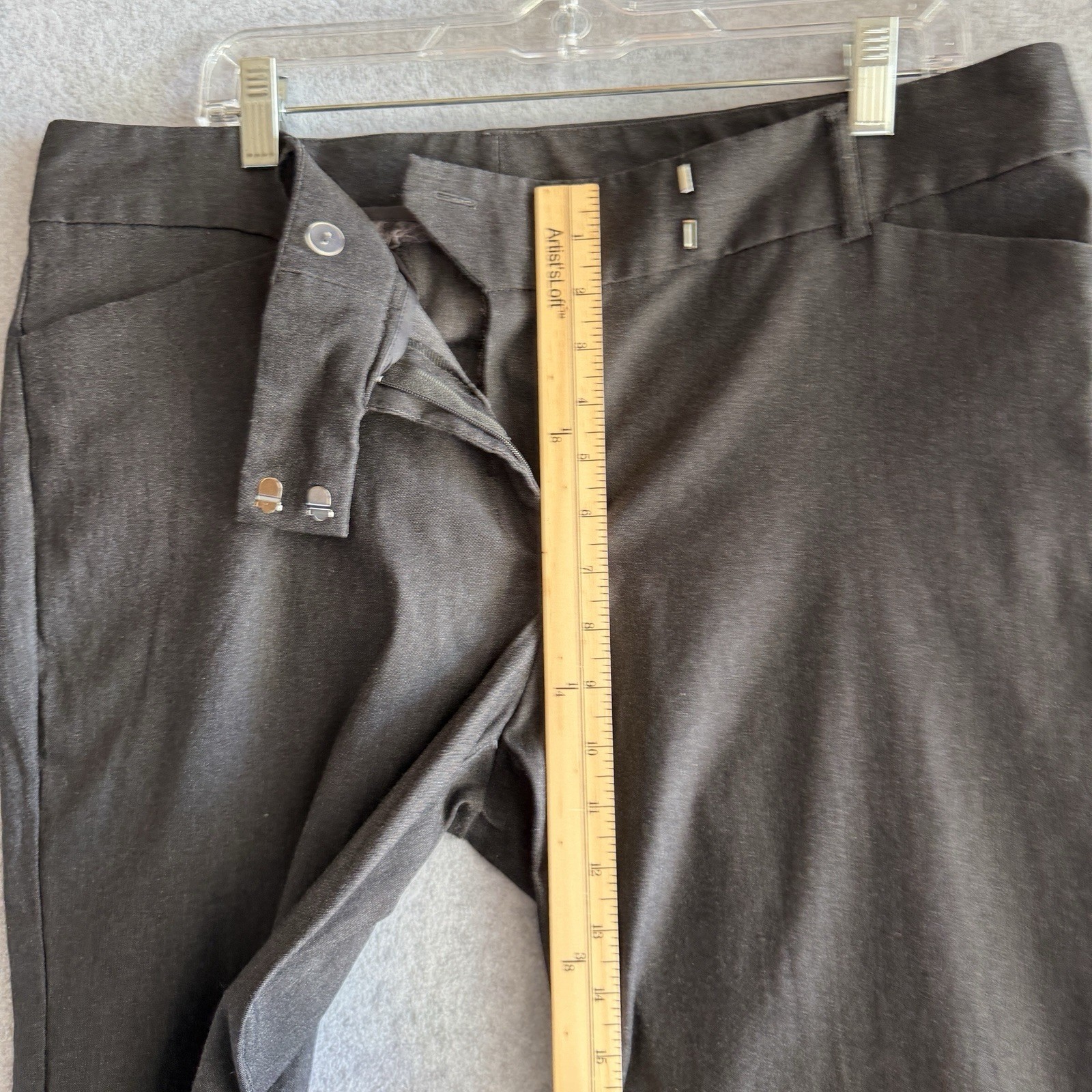 Land’ N Sea Women’s Pants Size 14 Business Casual Office Work Career Wear Grey