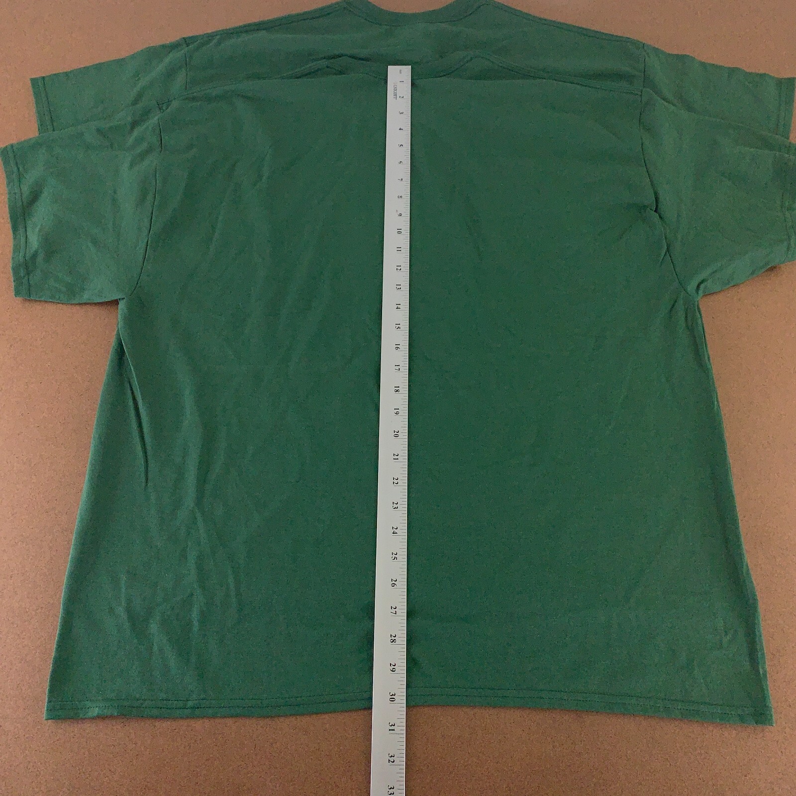 Gildan Dry Blend Men’s 2XL Green Short Sleeve Crew Neck T-Shirt 2 Pack New