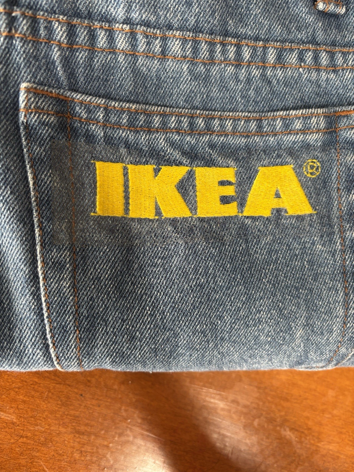 Vintage IKEA Employee Blue Denim Jeans Women’s Retail Equipment New With Tags