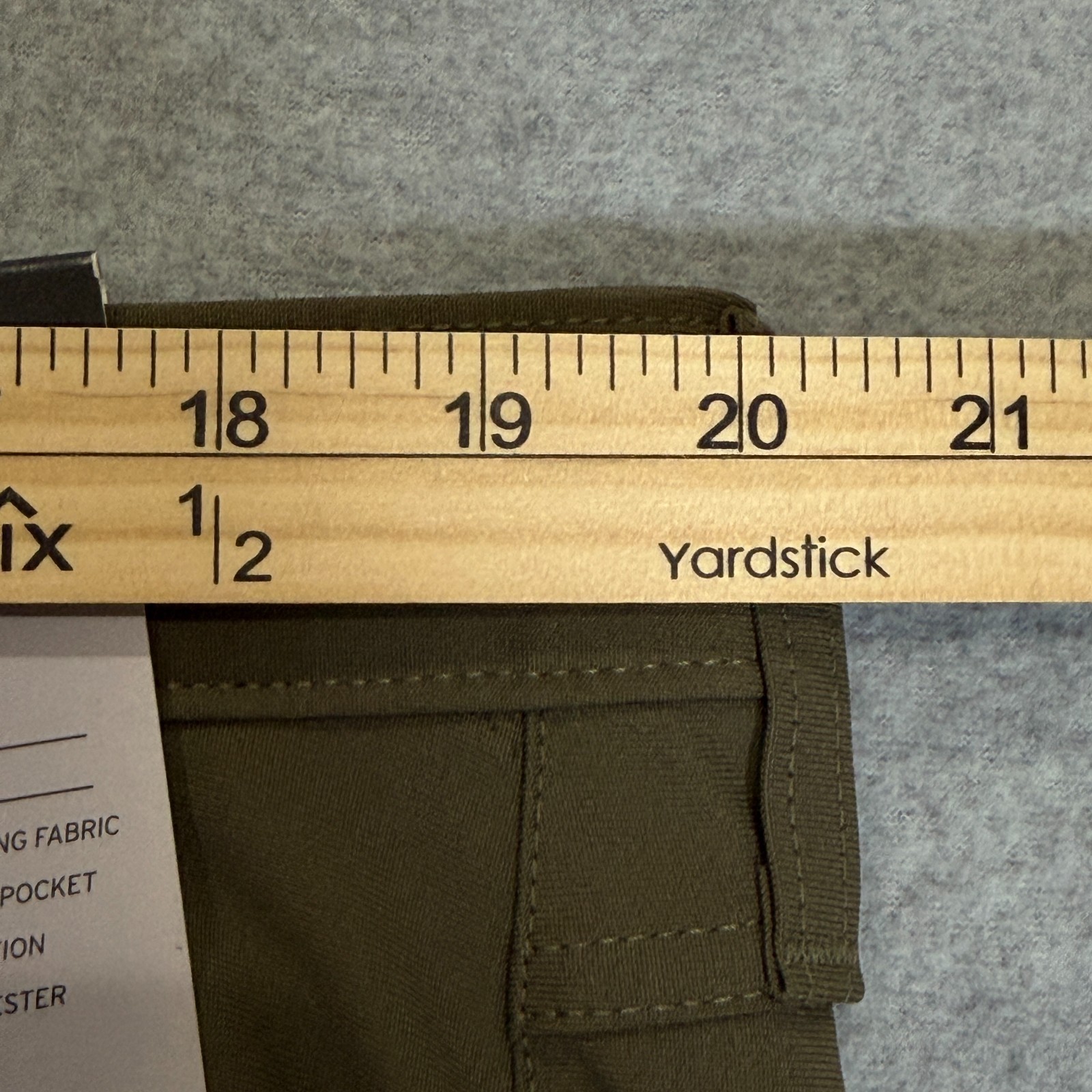 Levis Mens 514 Straight Fit Tech Pants Crocodile Brown Stretch Fit Cooling 40×30