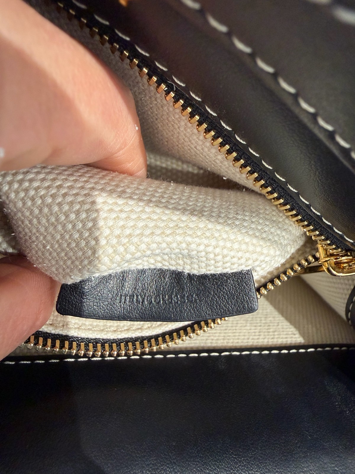 Burberry Pocket Bag Small Beige&Black Canvas Calfskin 3-Way Crossbody Shoulder B