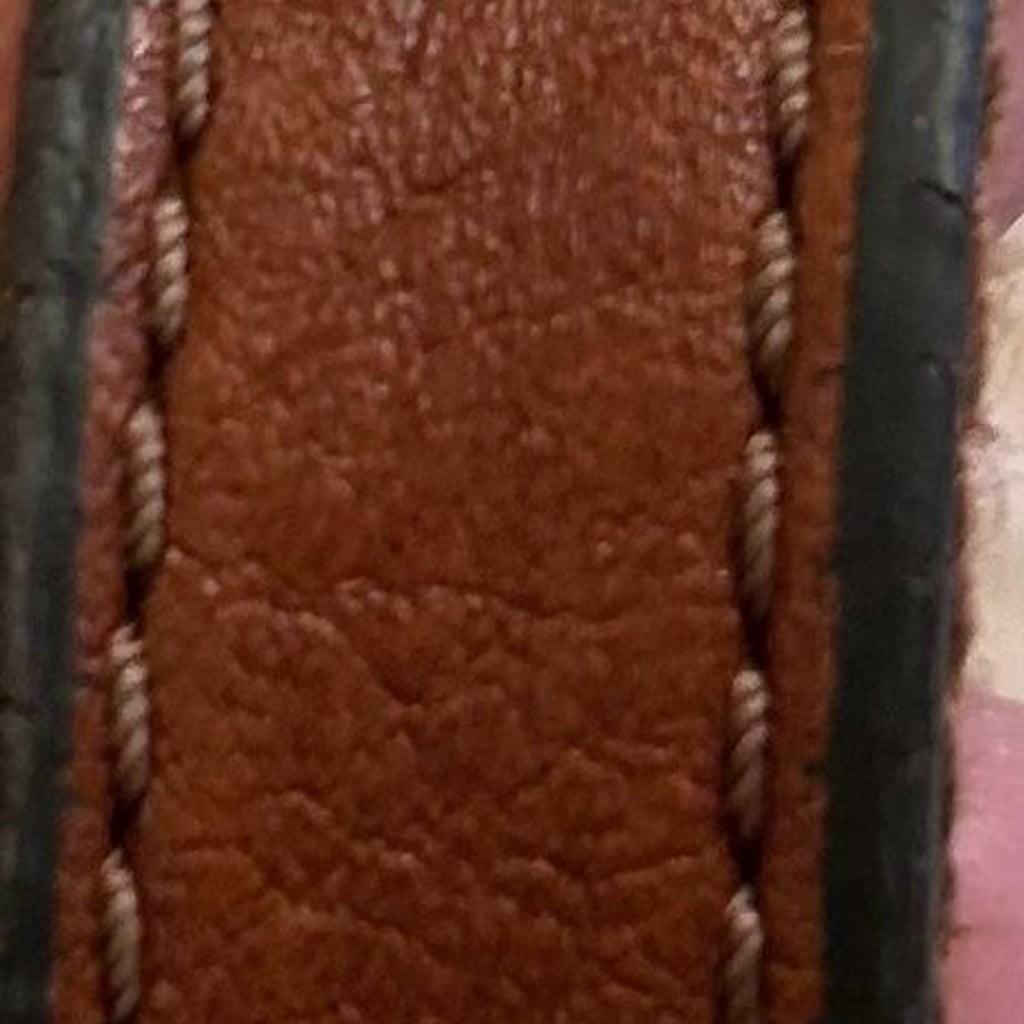 Fossil Kinley Striped Canvas and Leather Crossbody Bag