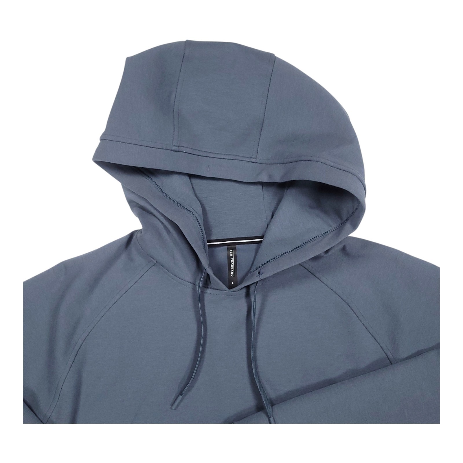 Ten Thousand Midweight Tech Hoodie Admiral Blue Men’s LARGE Zip Pockets NEW $128