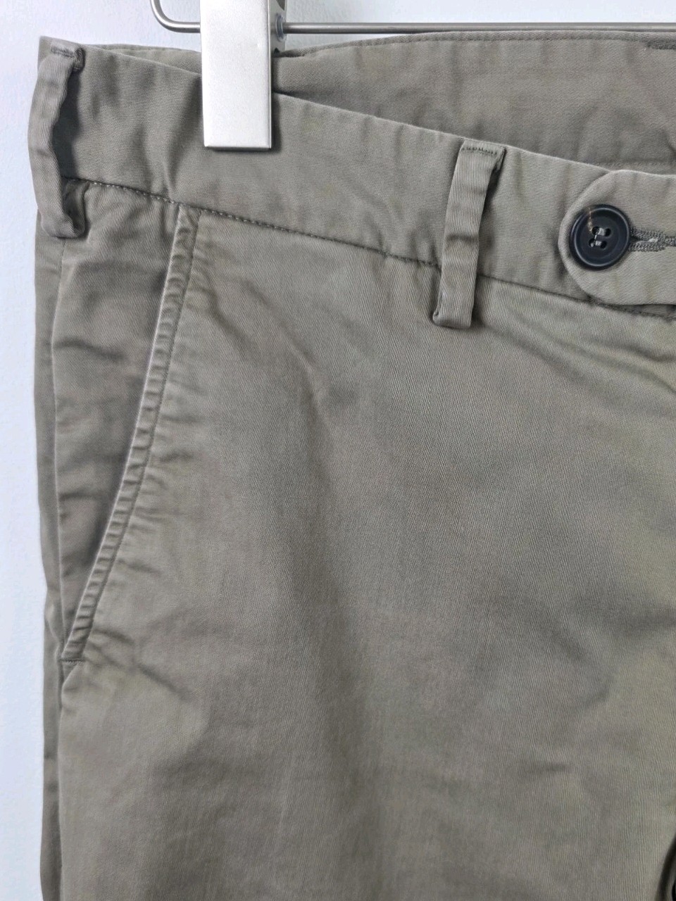 Asket The Chino W32 L32 Beige Slim Fit Stretch Cotton Trousers Portugal