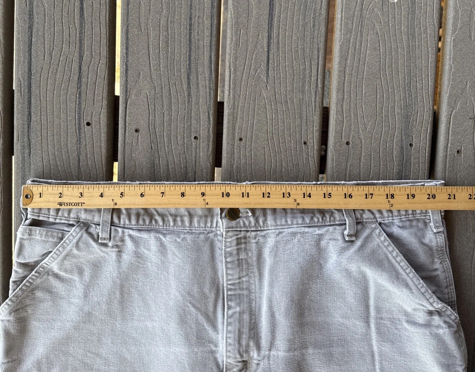 Carhartt MENS 42×29 B11 DES ‘Desert’ Canvas Dungaree Carpenter Work Pants USA