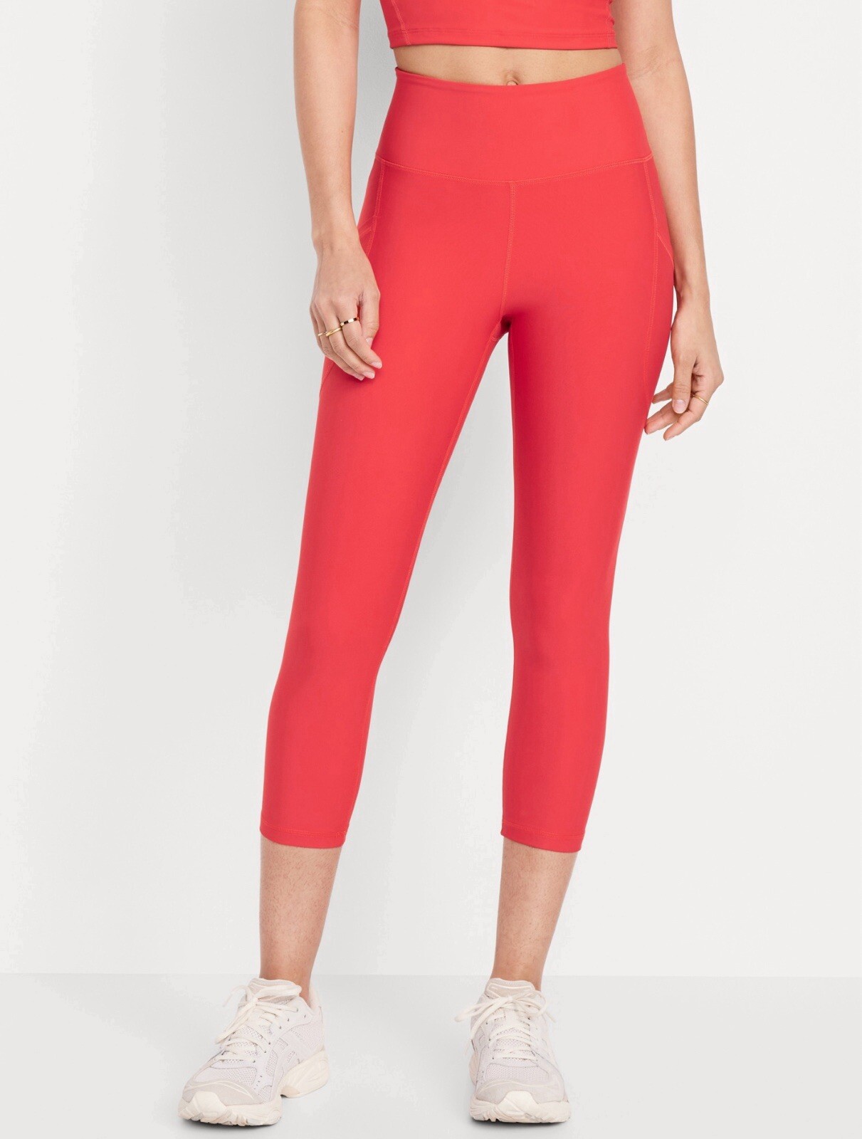 Old Navy Women’s Size XS ~ High-Waisted PowerSoft Side-Pocket Crop Leggings