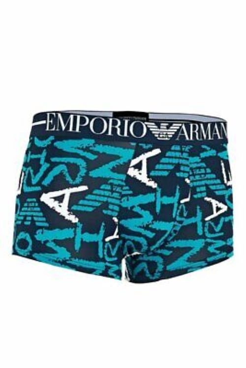EMPORIO ARMANI LOGO BAND TRUNK Boxer Shorts Cotton Blend New