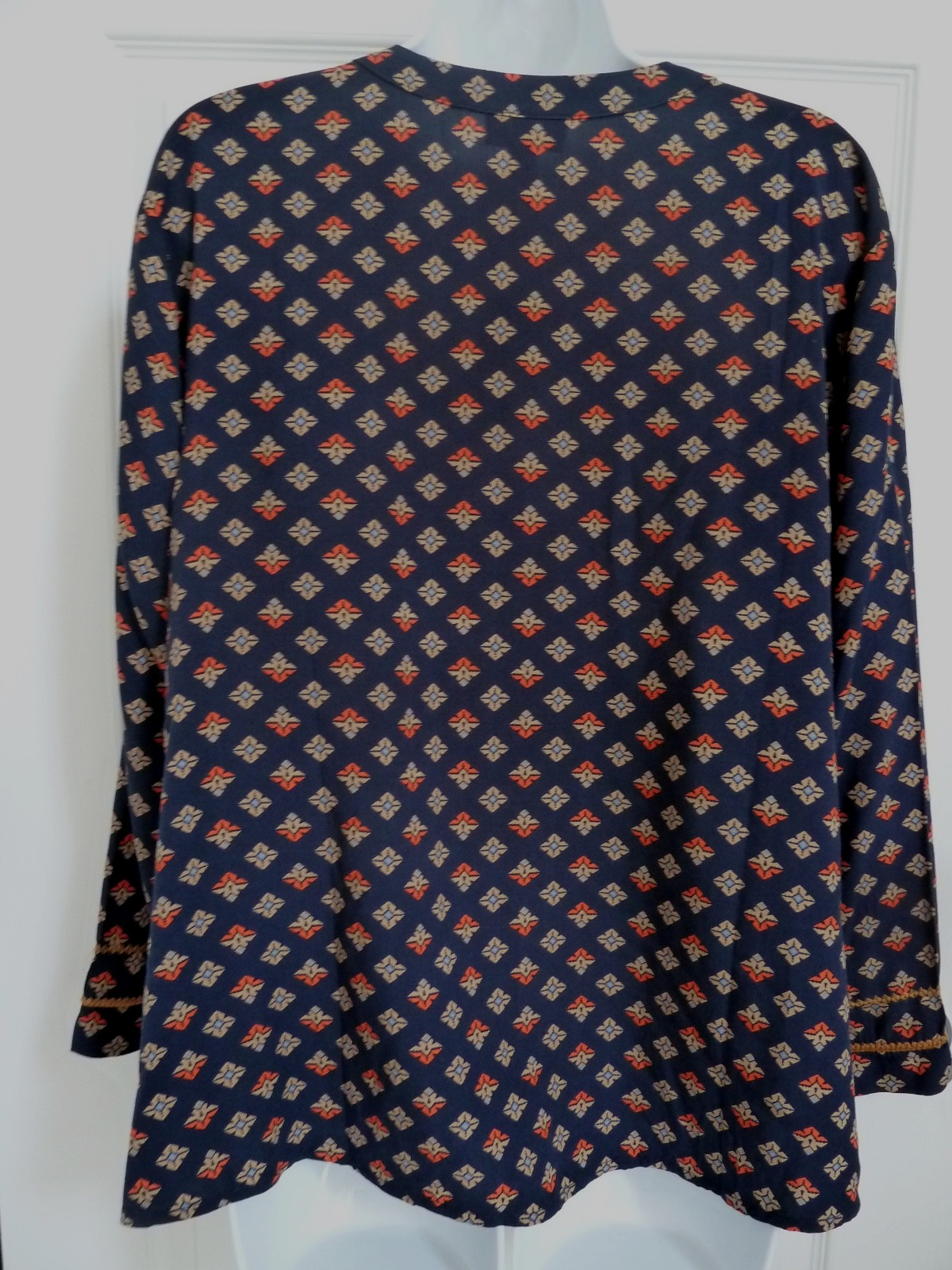 NWT J. JILL Sz XL 18/20 Pullover Viscose Rayon Blouse V-Neck Office Career