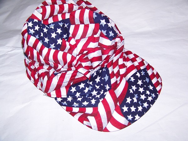USA Flag Collage Design Hat Wrap (11854)