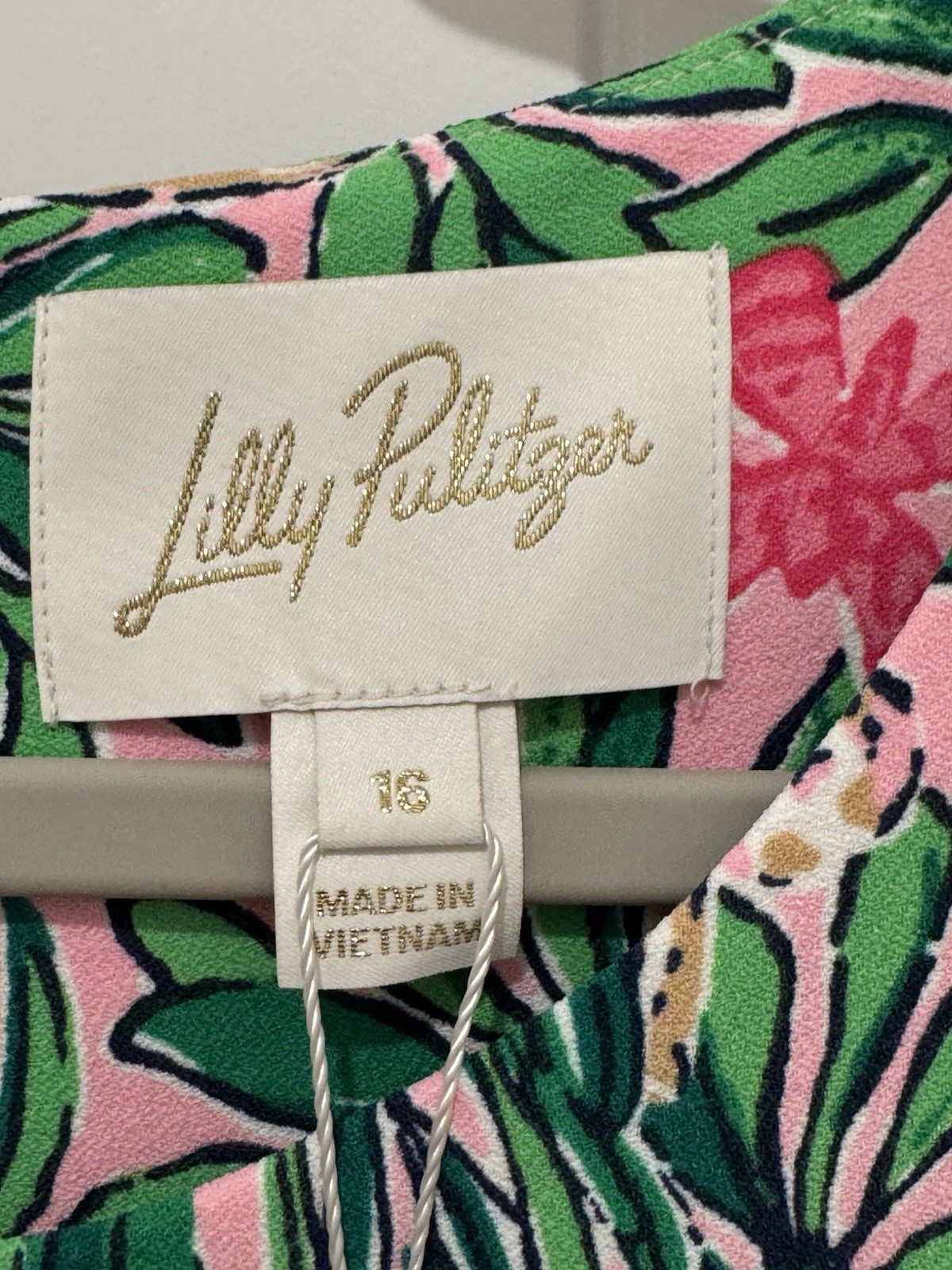 NWT Lilly Pulitzer 16 Edita Shift Dress “Roaring With Joy” sz 16