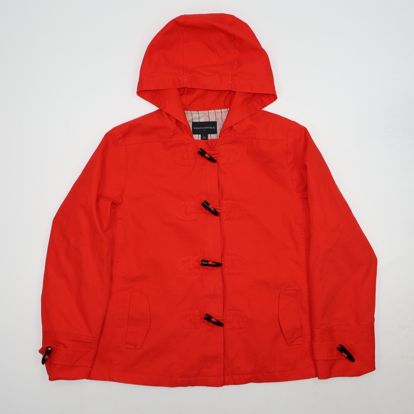 Banana Republic Women’s Size XL Basic Jacket Cotton Toggle Button Nautical