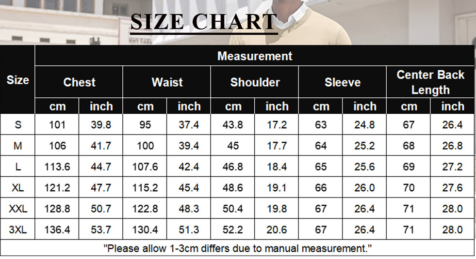 Men’s Lightweight Knitted V Neck Pullover Sweater Casual Soft Comfortable Fall
