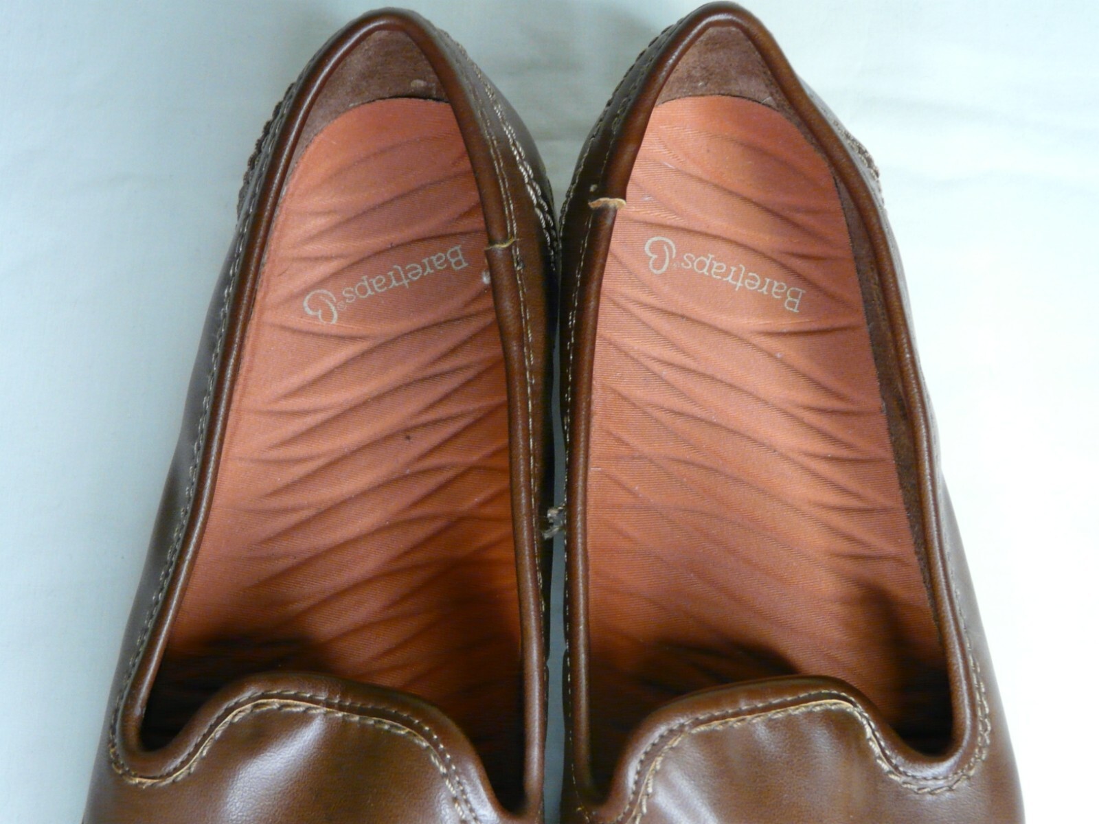 BareTraps Vanassa Saddle Brown Slip On Loafers Comfort Shoes Womens Size 7.5 M