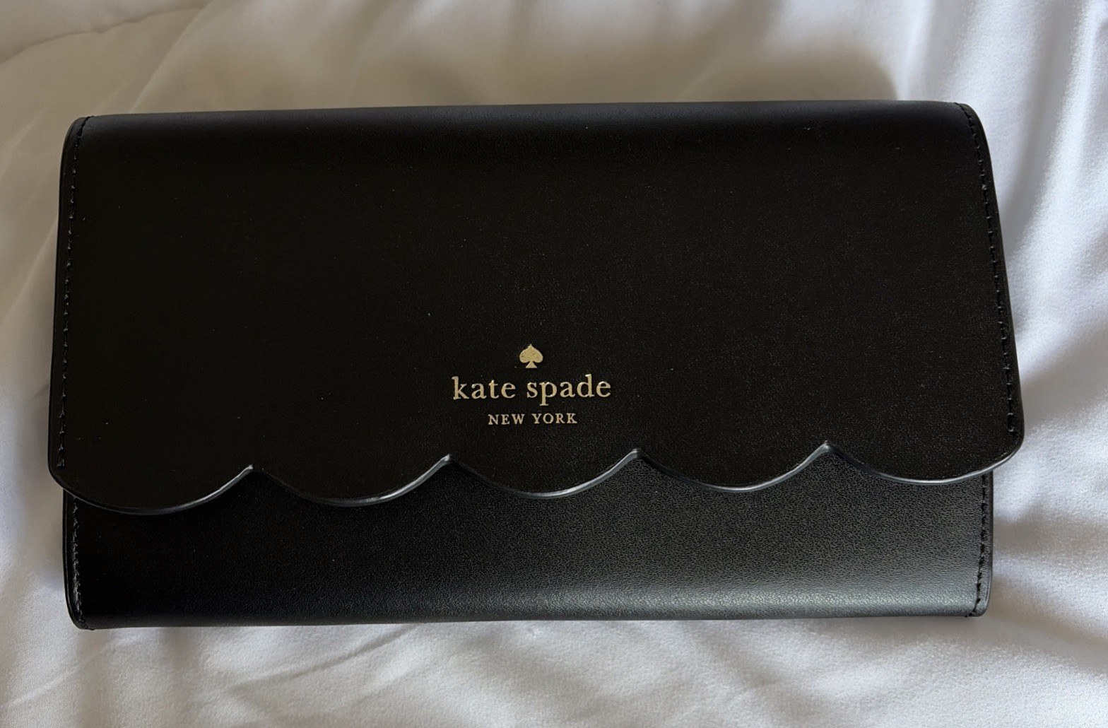 Kate Spade Gemma Wallet On Chain Crossbody Bag – Black (WLR00552)