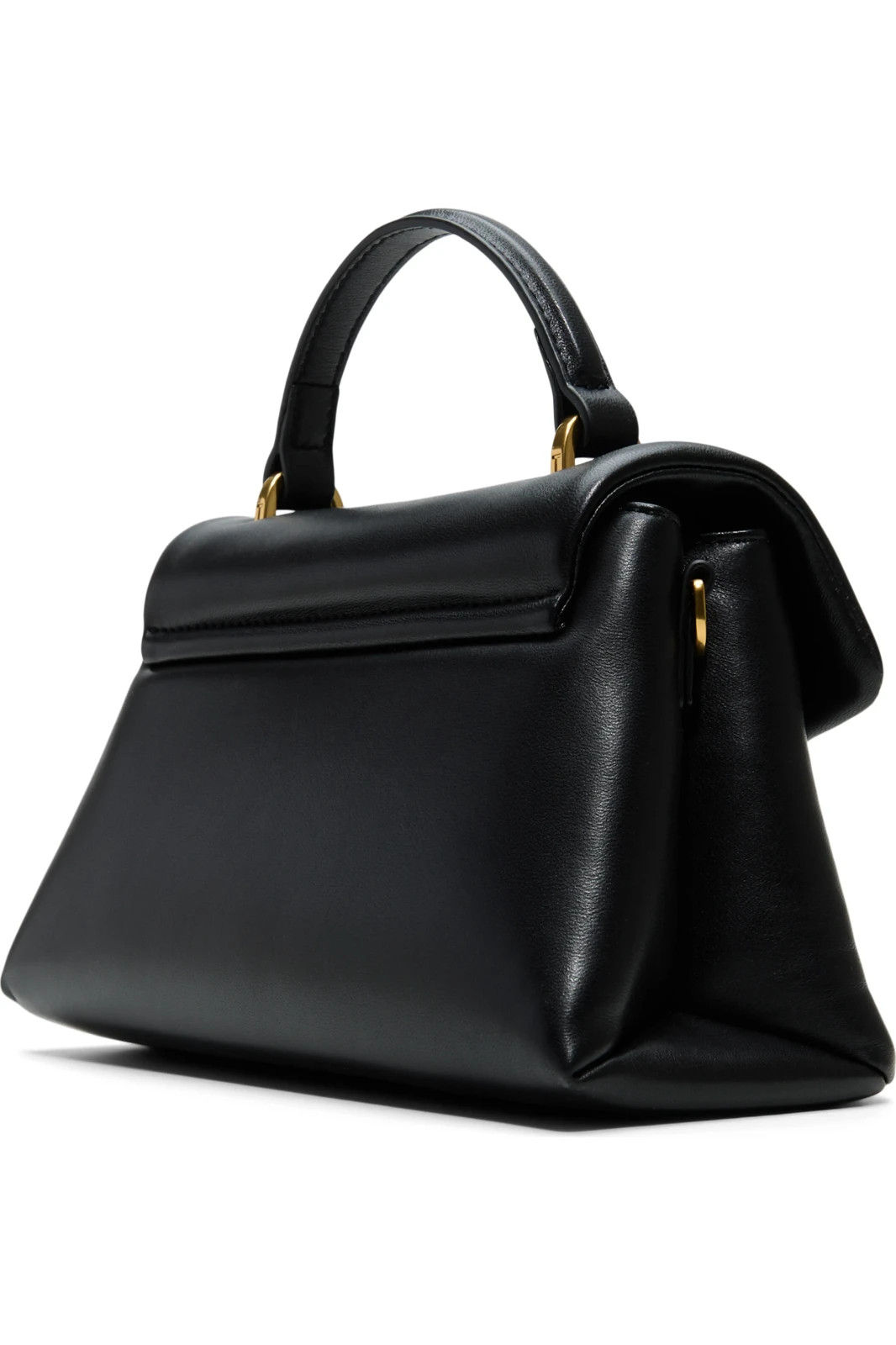 Ted Baker London Poppy Moon Black Leather Top Handle Bag NWT