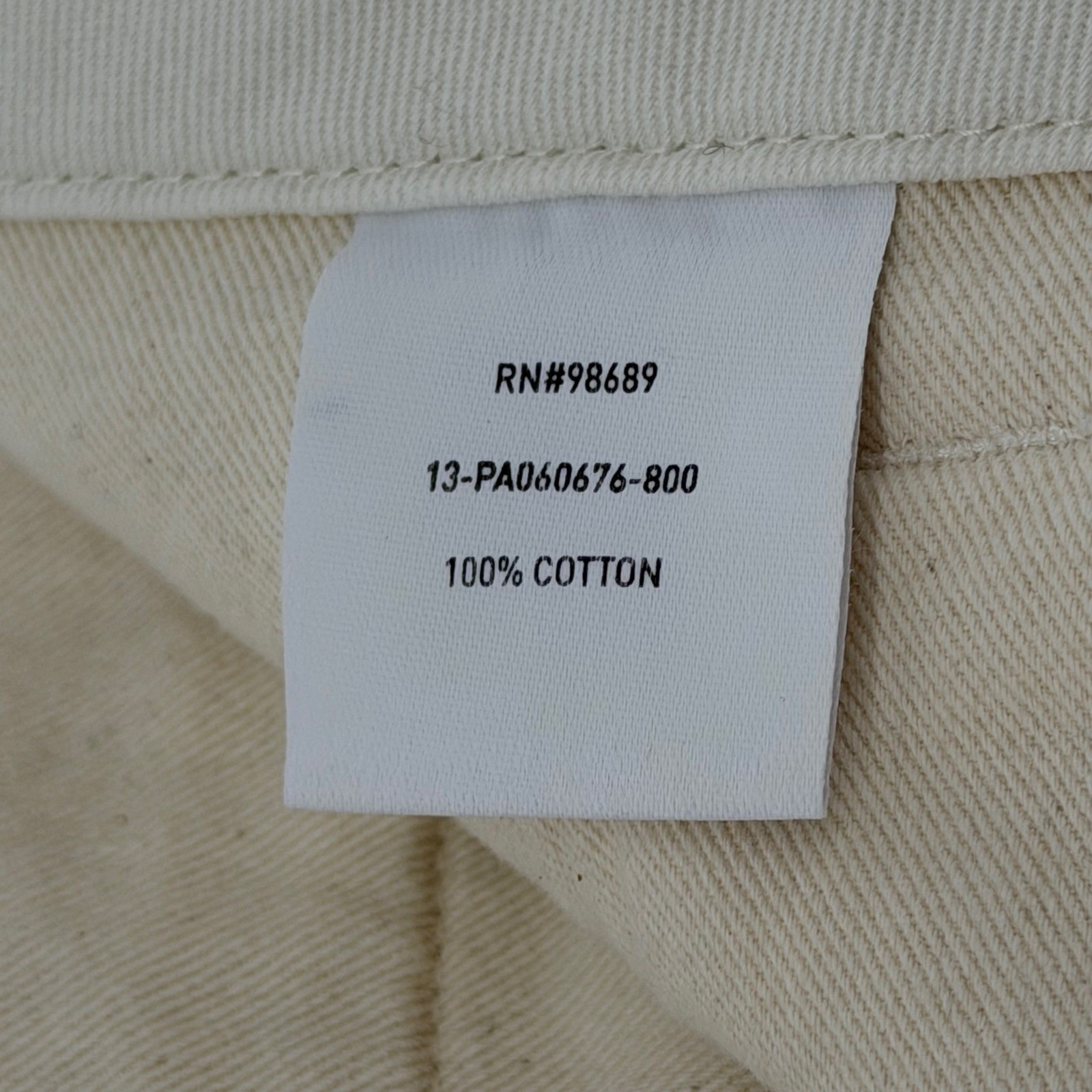 Todd Snyder Chinos Mens 36×32 Cream Straight Fit Cotton Twill Pants PA060676-800