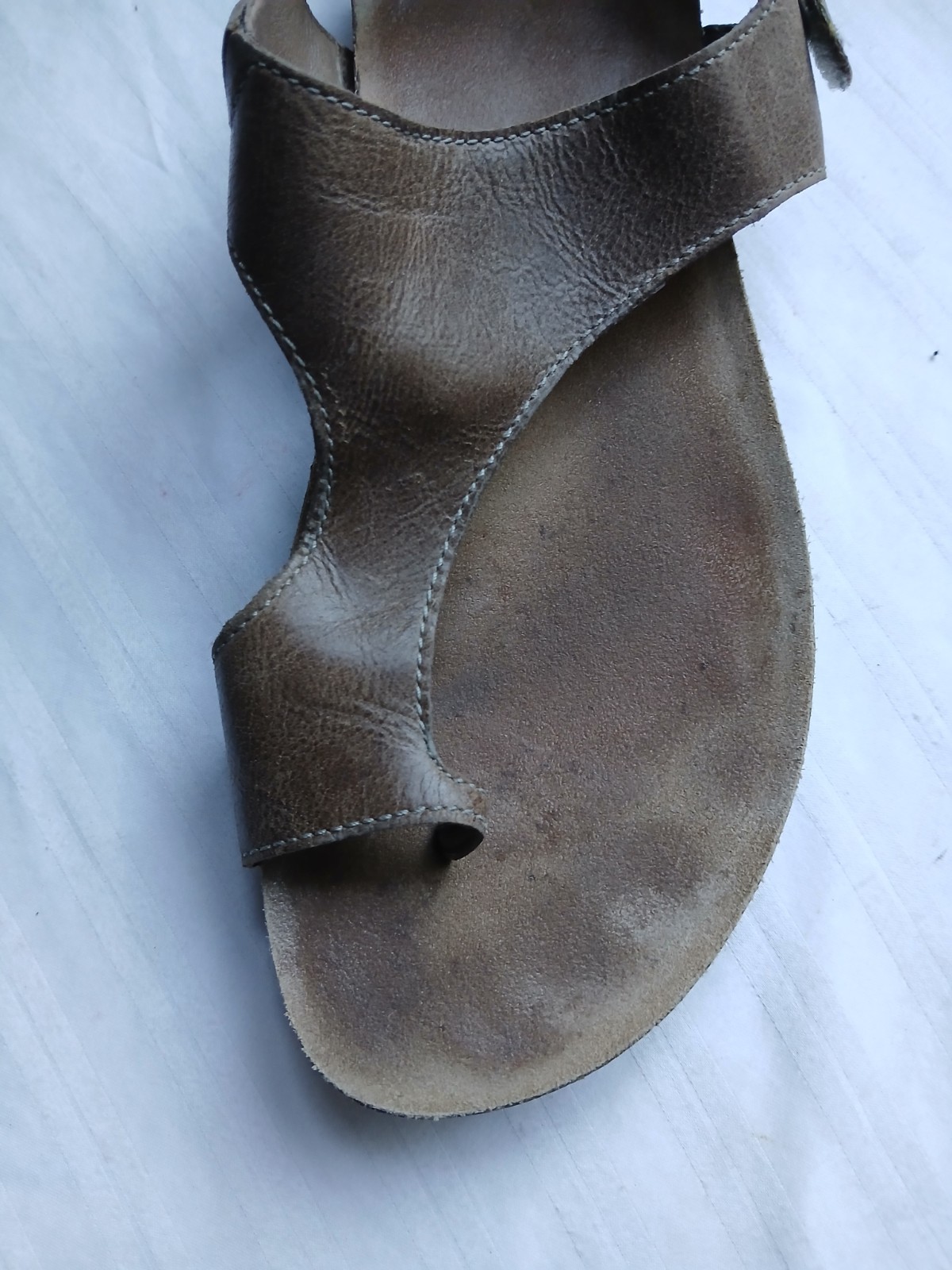 Dansko Sandals 41 Reece Loop Toe Cushioned Comfort Casual Leather Cork Beach