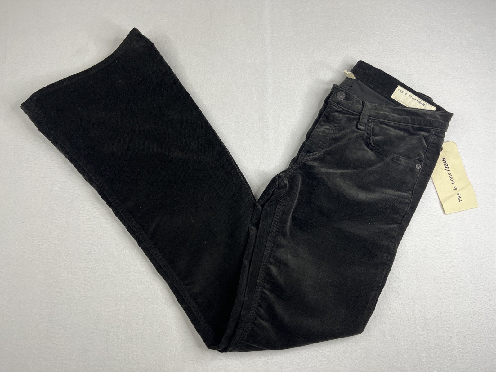 Rag & Bone Jeans Women’s 28 Brown Elephant Bell Corduroy Pants Fits 30×34