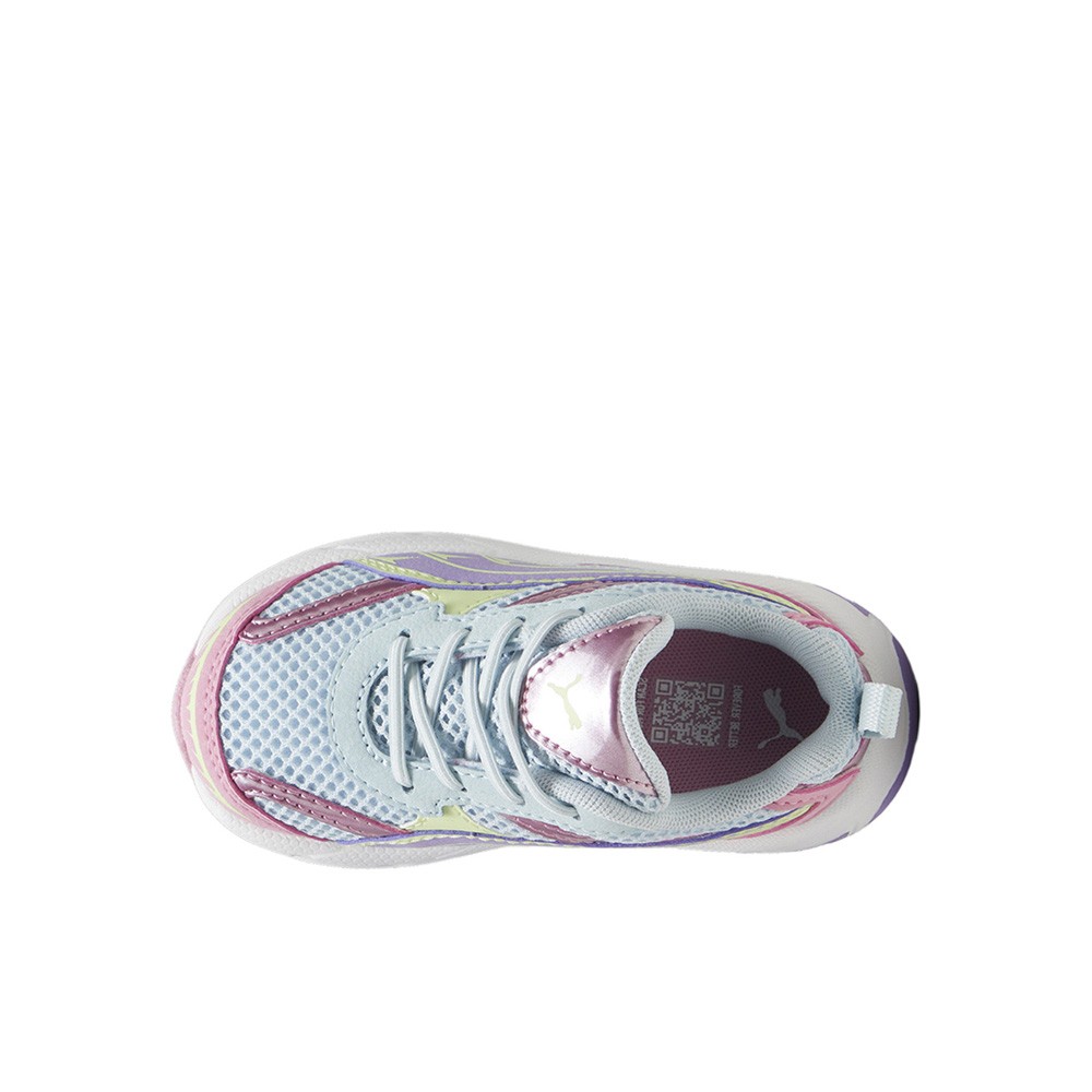 PUMA Morphic Mystery Garden Lace Up Toddler Girls Blue, Pink Sneakers Casual Sh