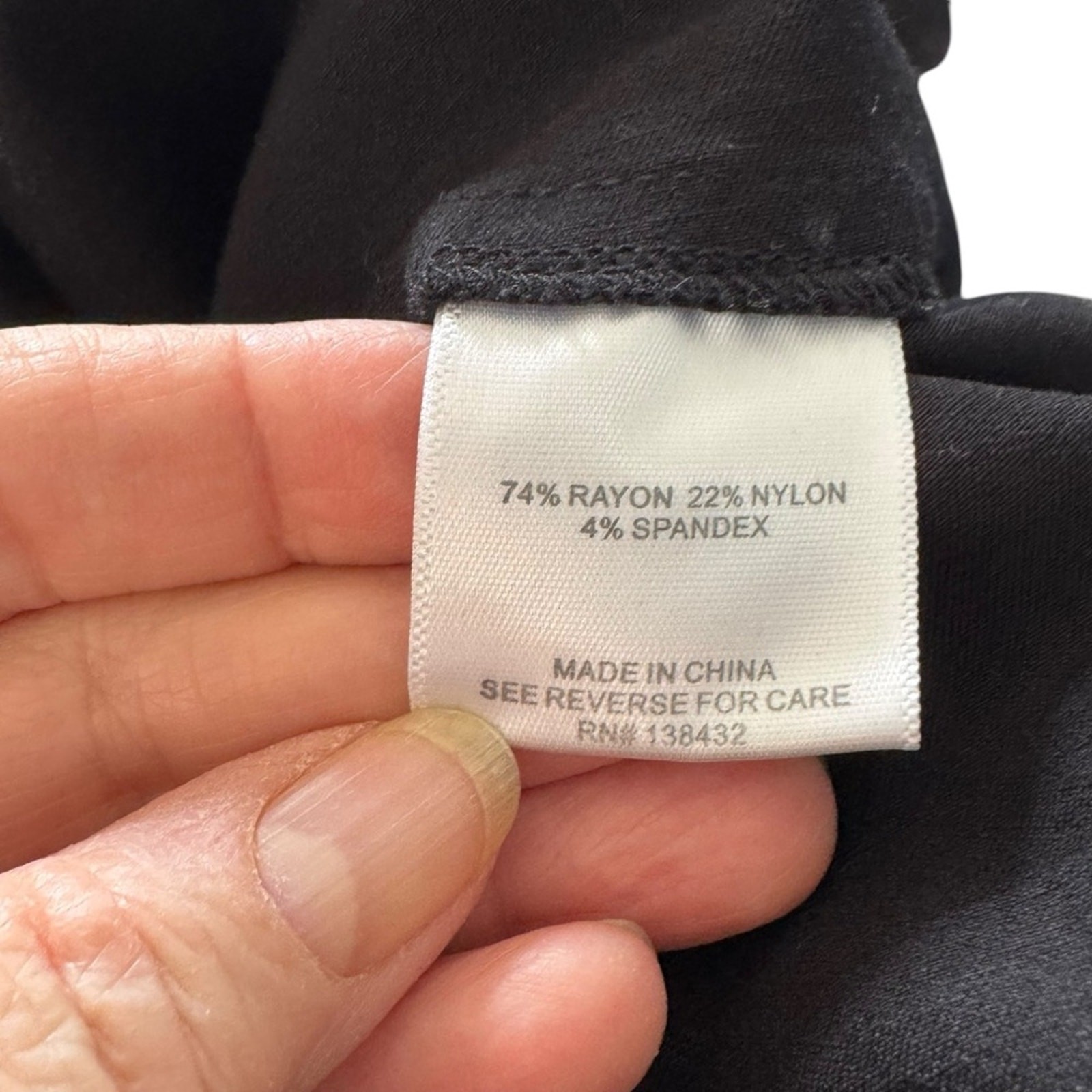 ModCloth Large Black Rayon/Nylon/Span “Sartorial Secret” Belted Fit Flare Dress