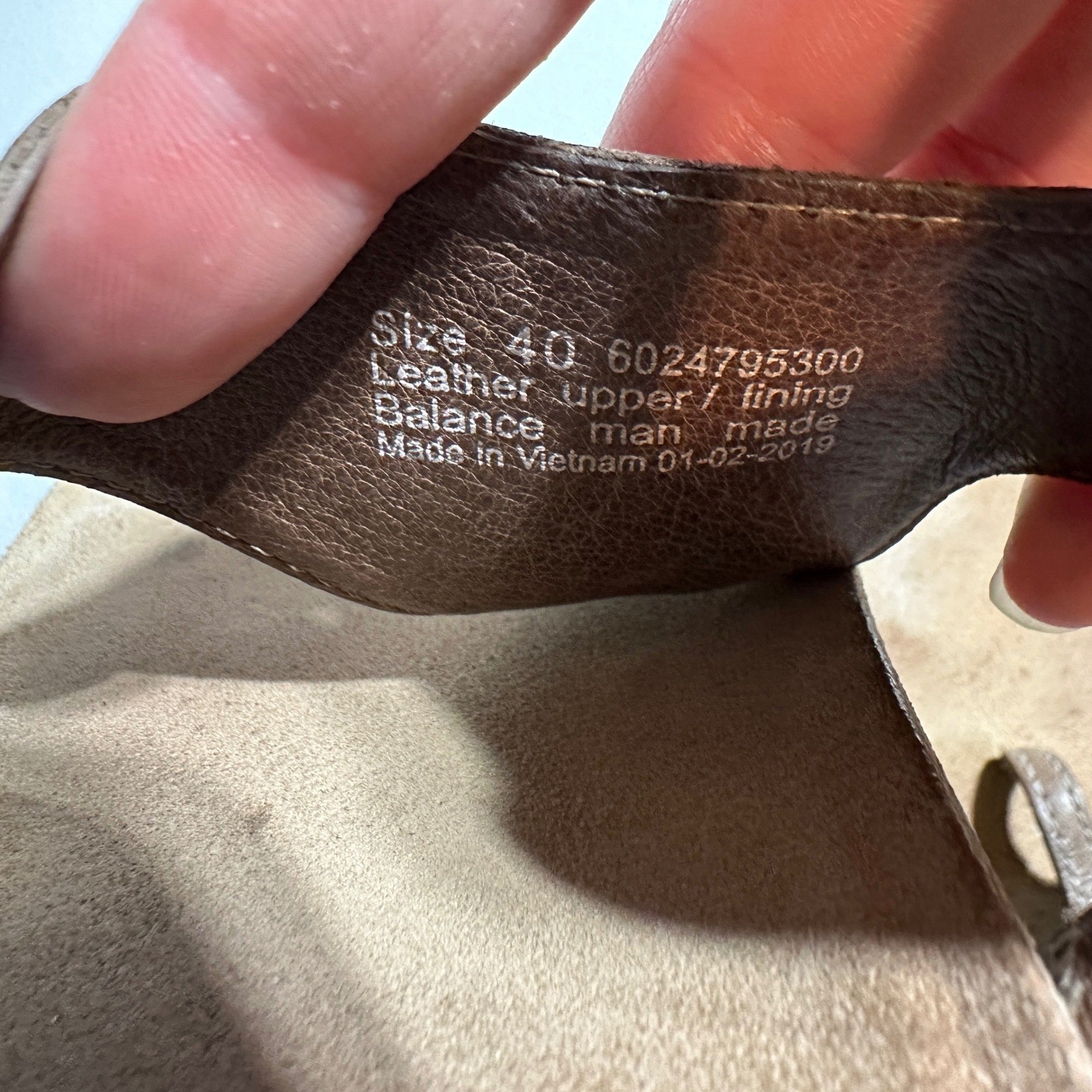 Dansko Reece Brown Leather Toe Loop Sandals Women’s Size 9.5-10 M 40 Hook Loop