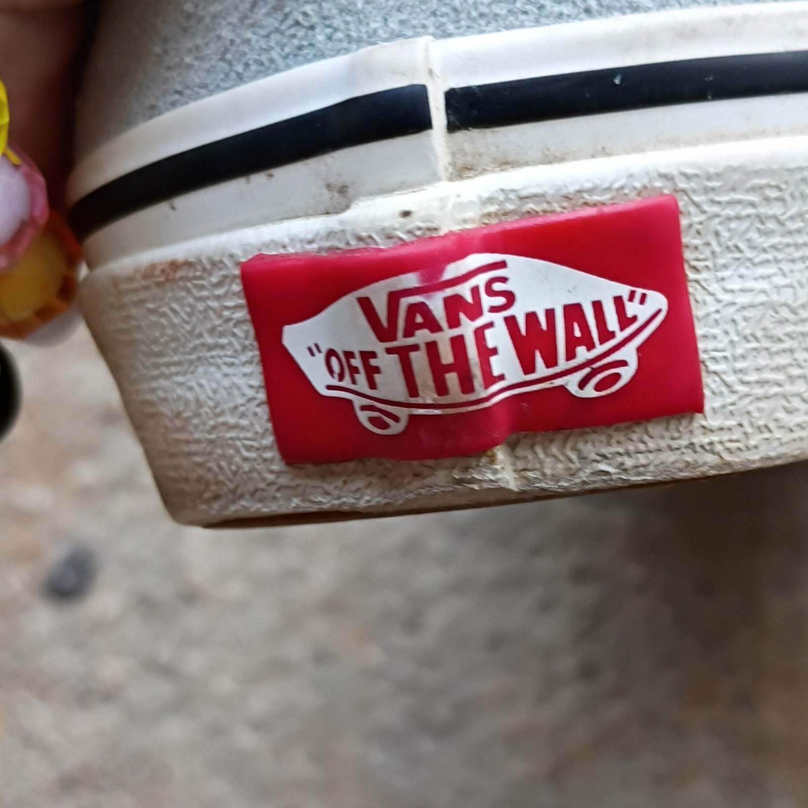 Blue and White VANS Off The Wall Size 6 Shoes Sneakers