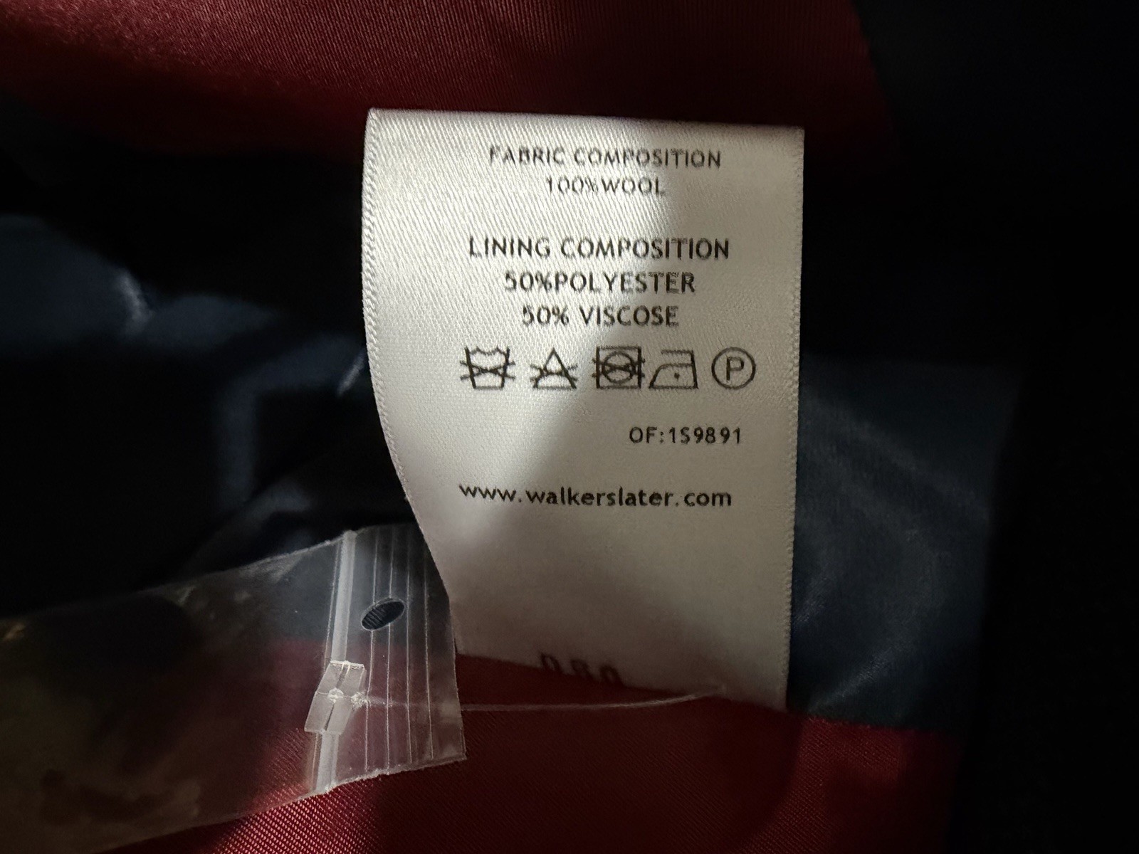 Walker Slater Women’s Emma Jacket LW NVY RED WP Size 8 New Without Tags
