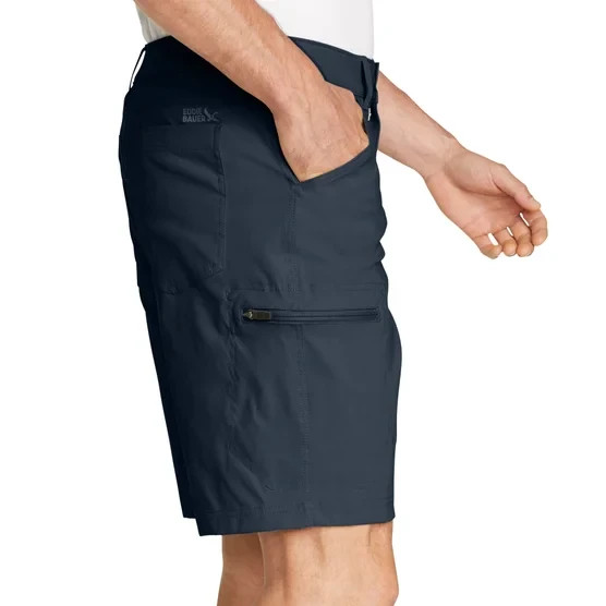 NEW Men’s Eddie Bauer Rainier Tech Shorts Sz 30-36 Beige,blue,Dark Grey- Hiking