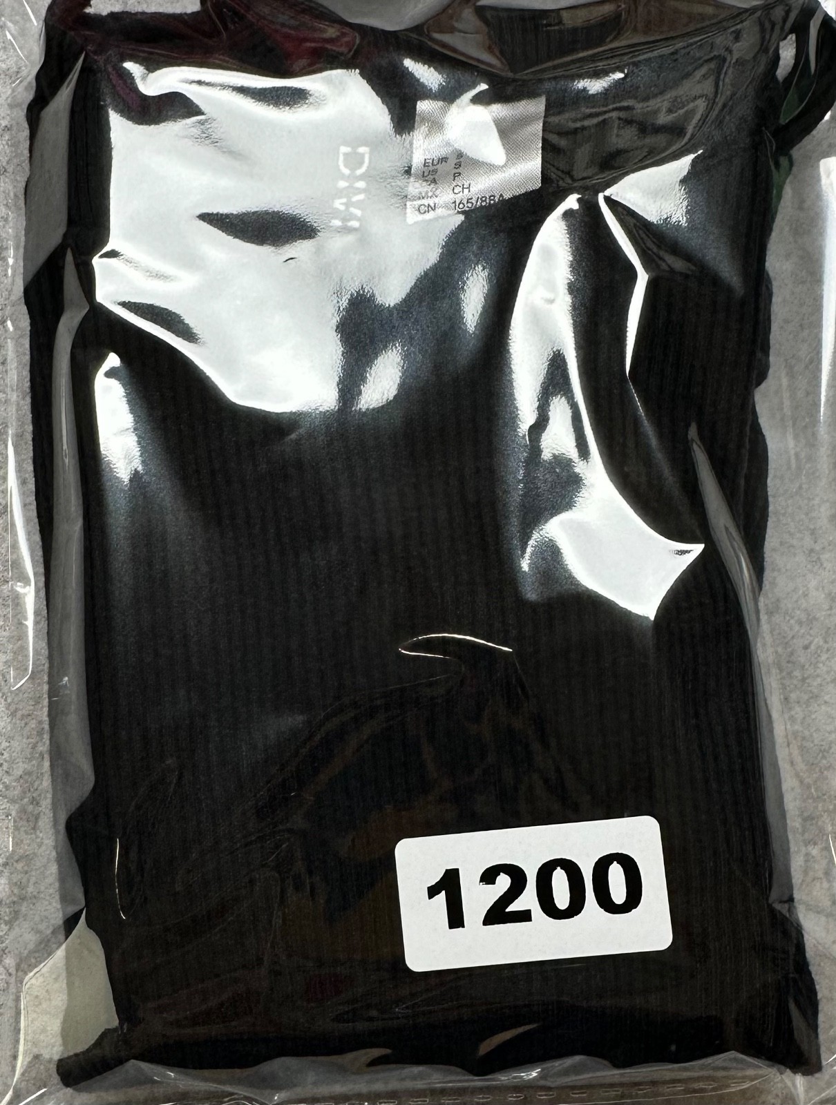 DIVIDED by H&M Crop Top Black Ribbed Short Sleeve Cut Out Sides Women’s Small